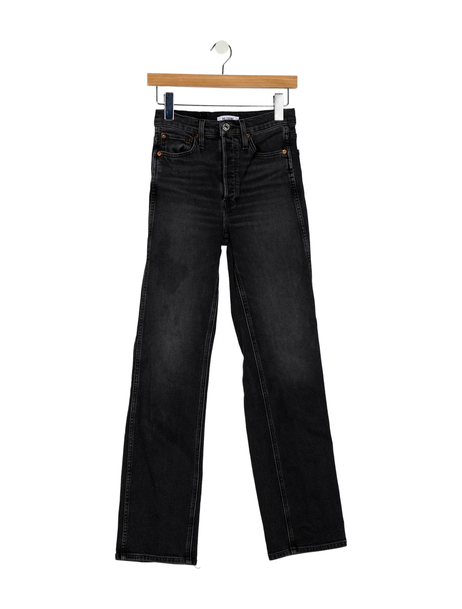 RE/DONE Mid-Rise Straight Leg Jeans