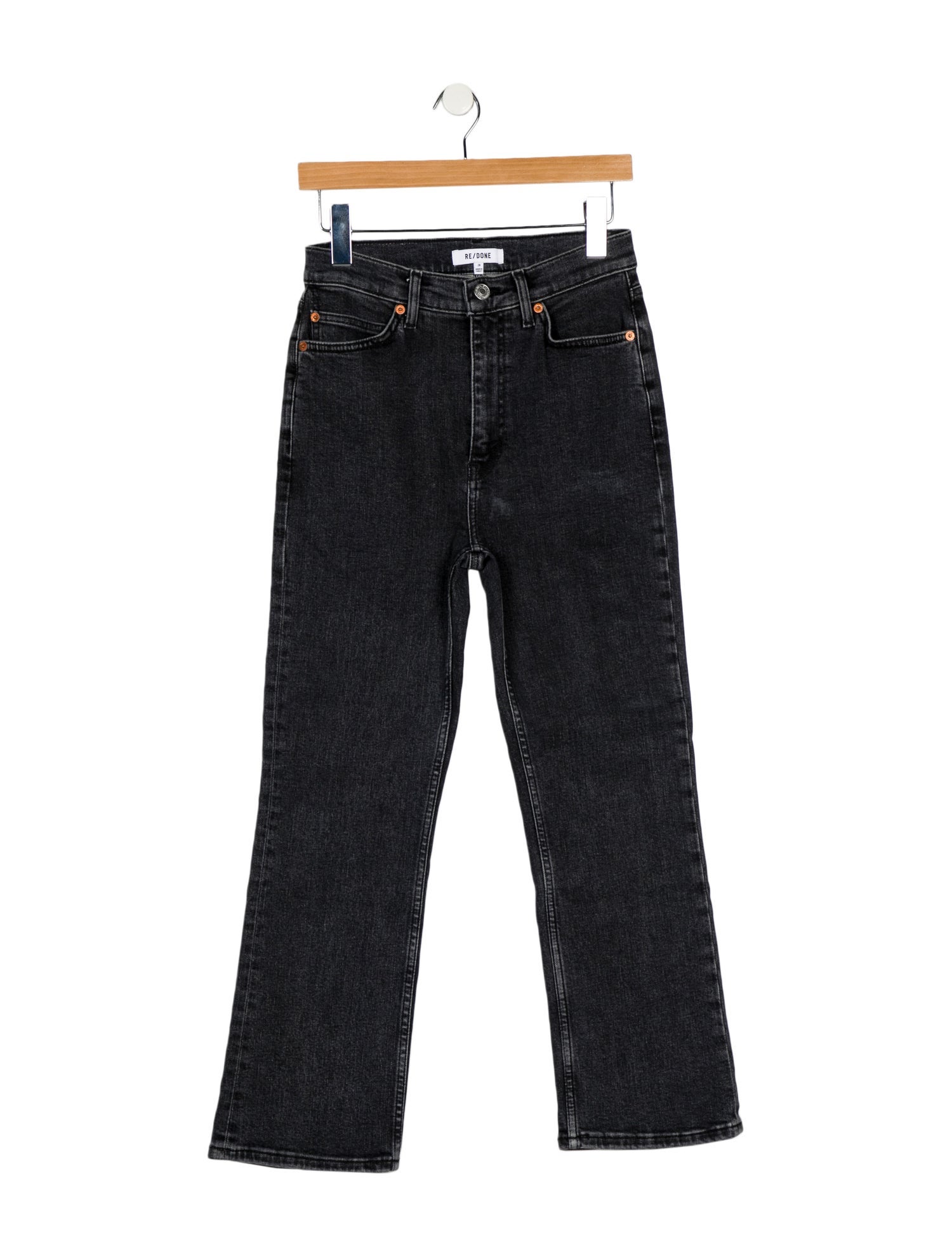 RE/DONE High-Rise Straight Leg Jeans