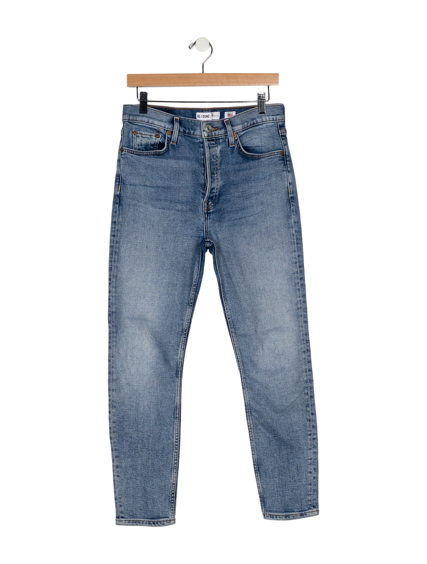 RE/DONE High-Rise Skinny Leg Jeans