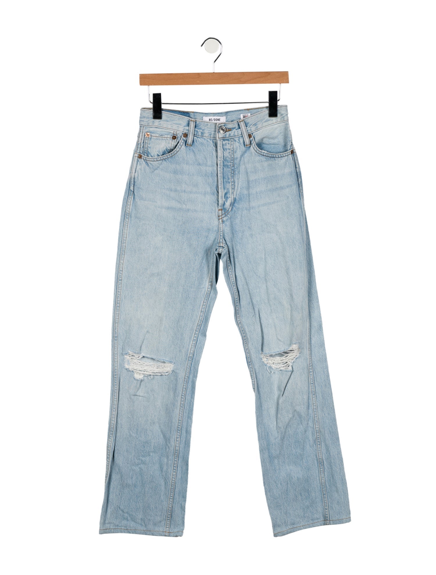 RE/DONE High-Rise Wide Leg Jeans