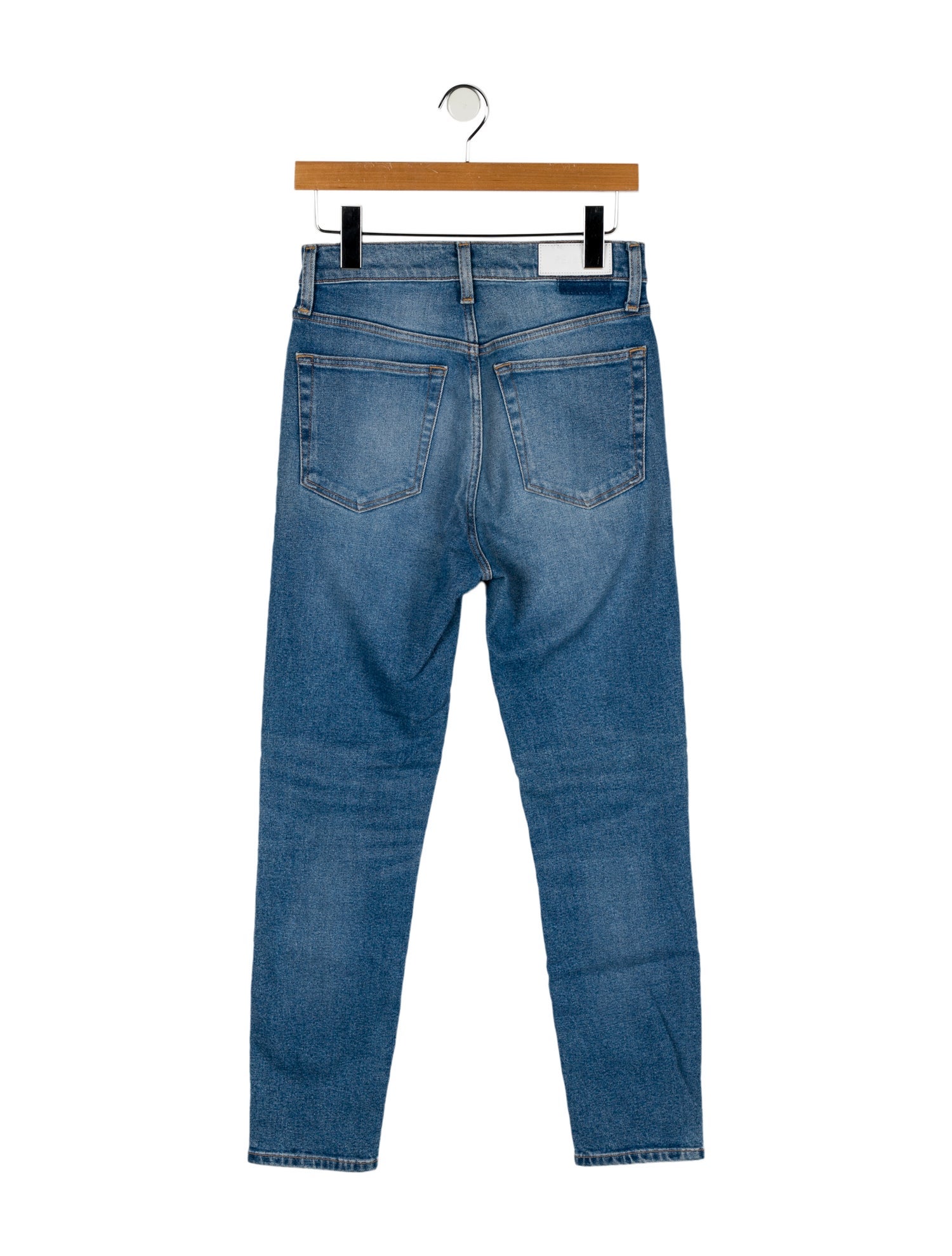 RE/DONE High-Rise Straight Leg Jeans