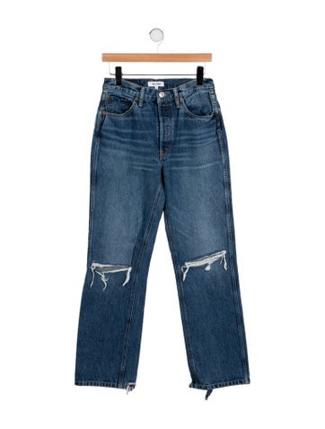 Re/Done Jeans High-Rise Straight Leg M