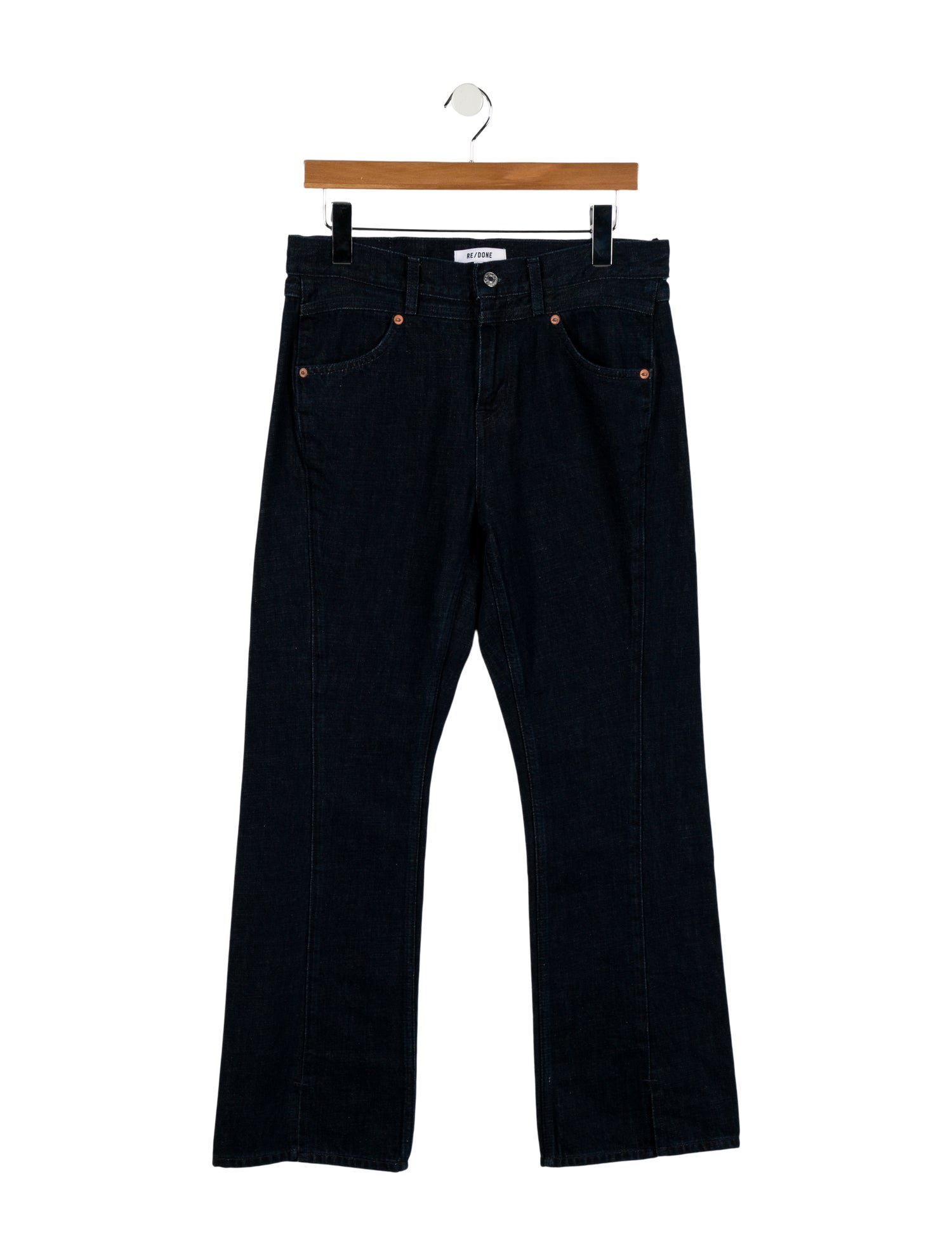 RE/DONE Mid-Rise Wide Leg Jeans w/ Tags
