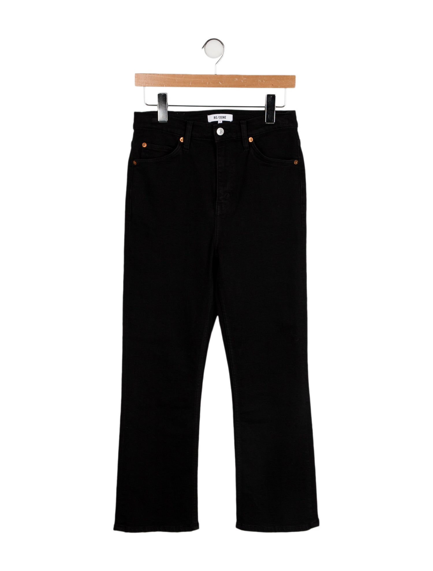 RE/DONE High-Rise Straight Leg Jeans