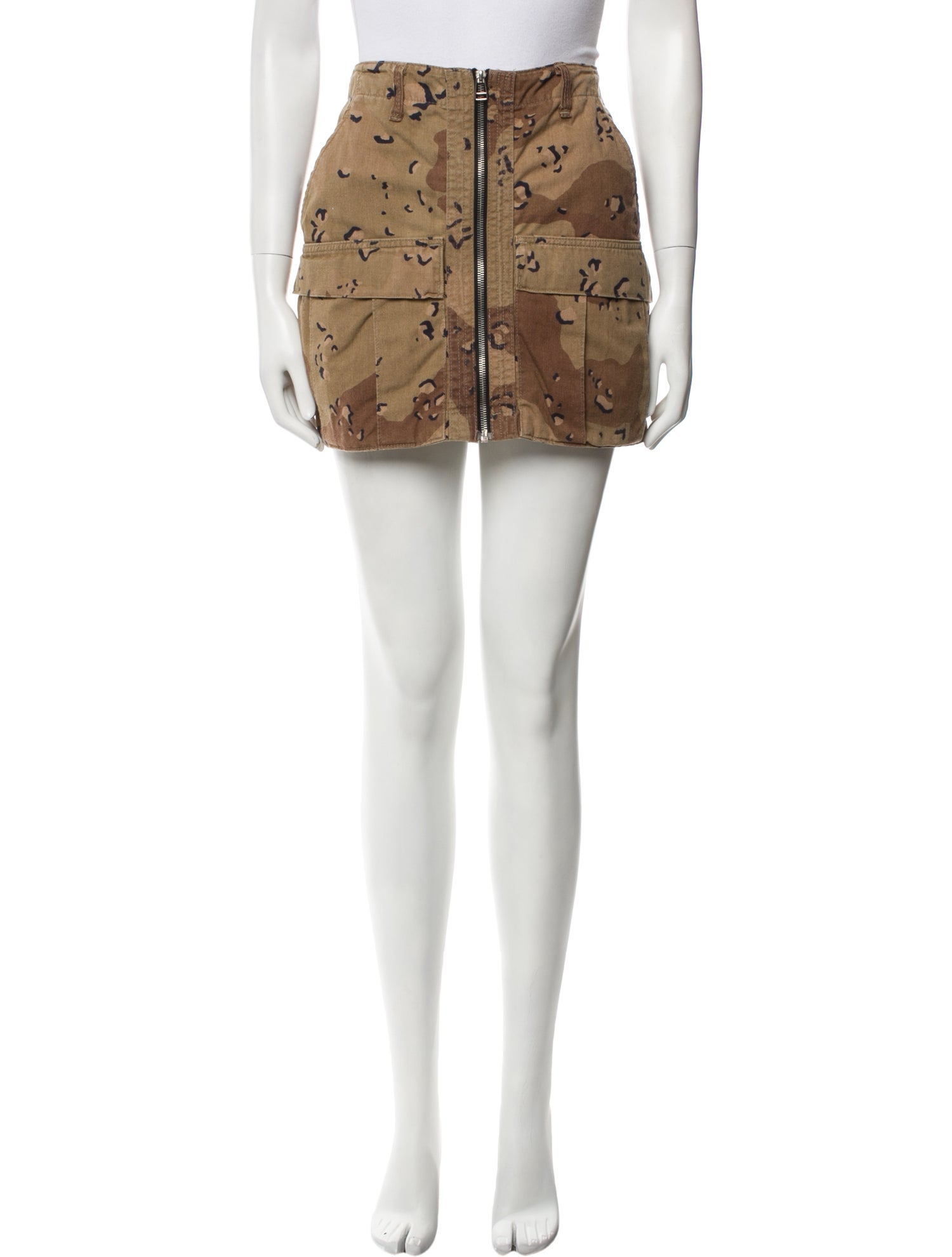 RE/DONE Printed Mini Skirt