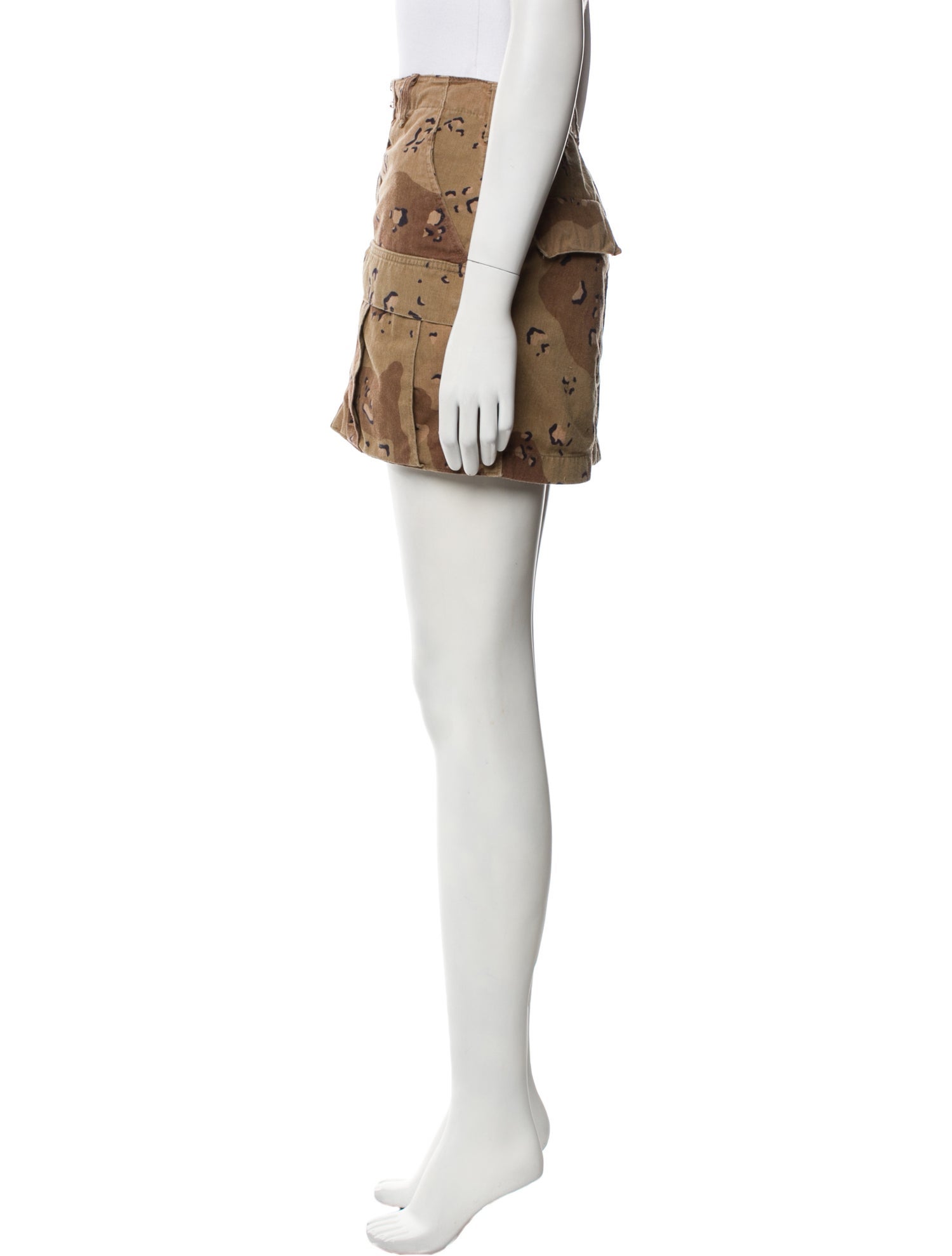 RE/DONE Printed Mini Skirt