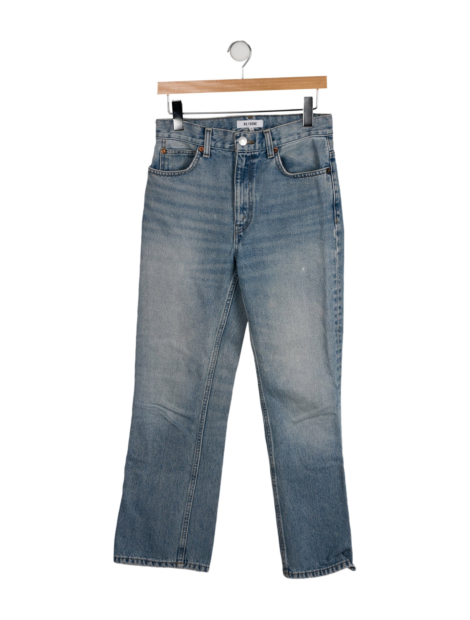 RE/DONE Mid-Rise Wide Leg Jeans