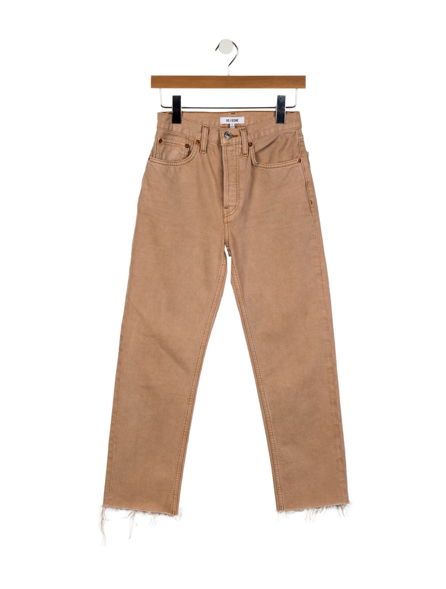 RE/DONE High-Rise Straight Leg Jeans