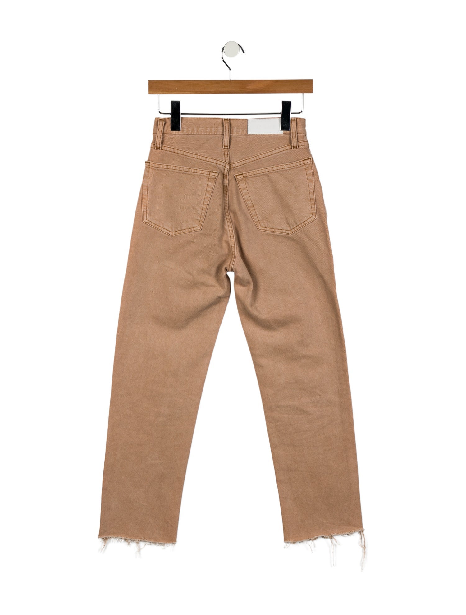 RE/DONE High-Rise Straight Leg Jeans