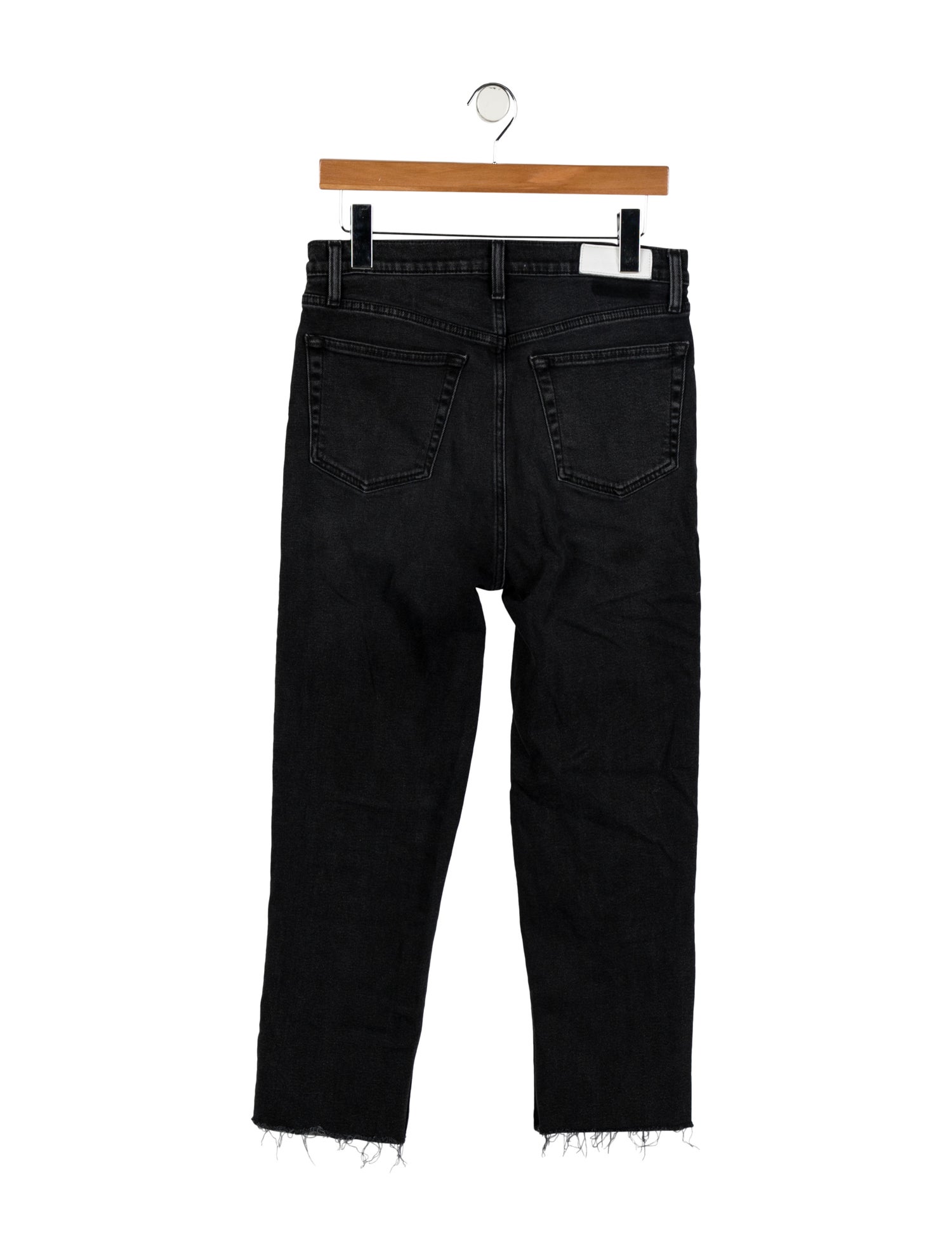 RE/DONE High-Rise Straight Leg Jeans