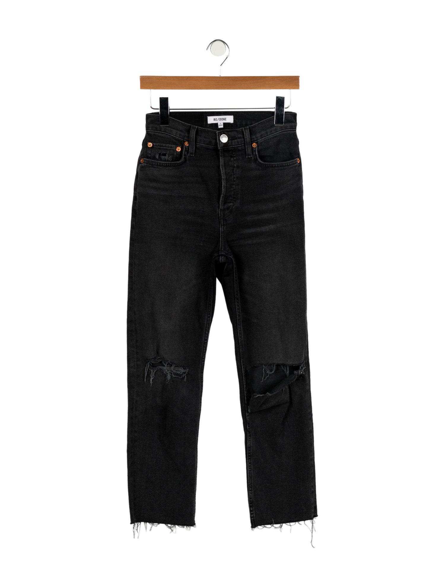 RE/DONE Mid-Rise Straight Leg Jeans