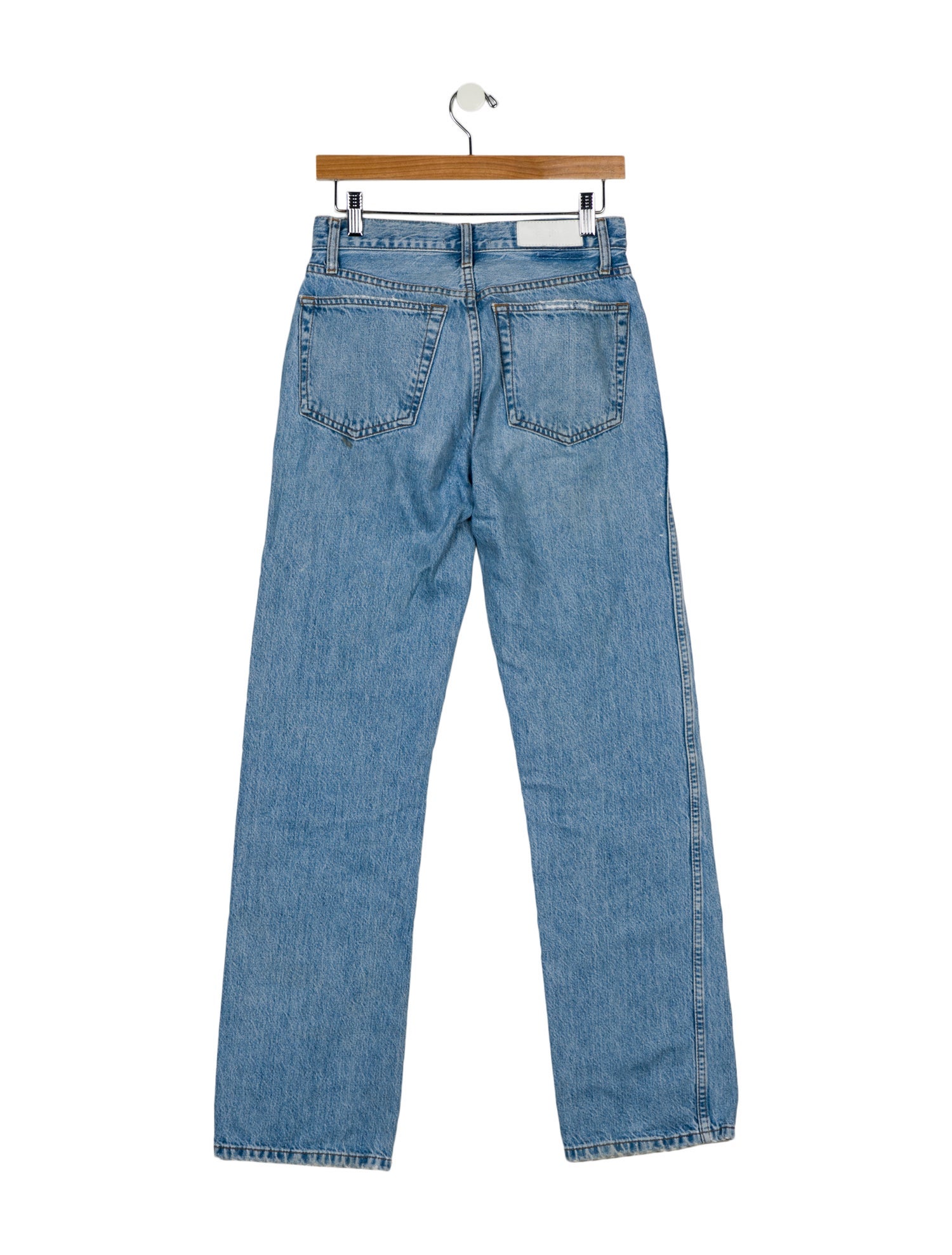 RE/DONE Mid-Rise Straight Leg Jeans