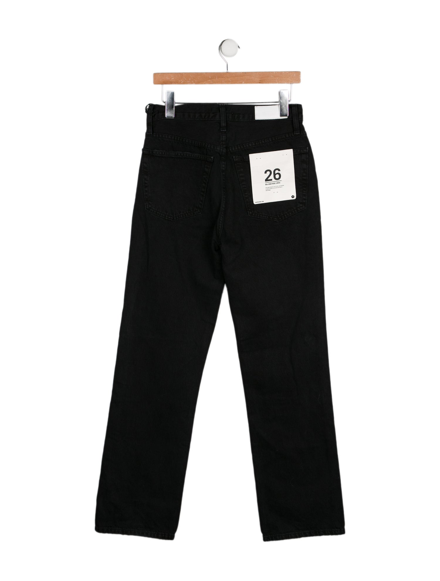 RE/DONE High-Rise Straight Leg Jeans