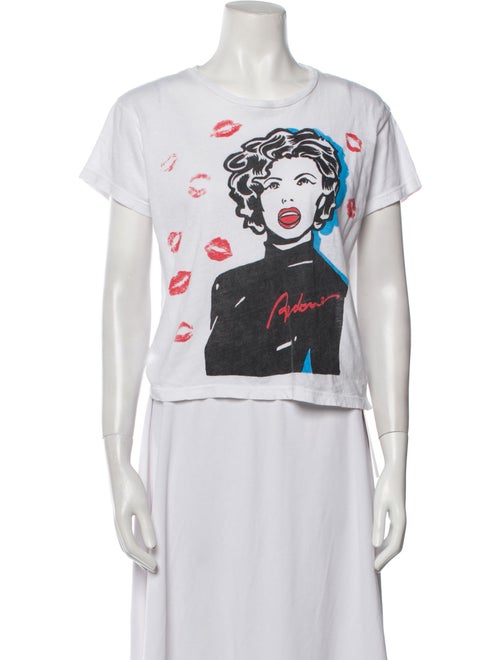 RE/DONE Graphic Print Crew Neck T-Shirt