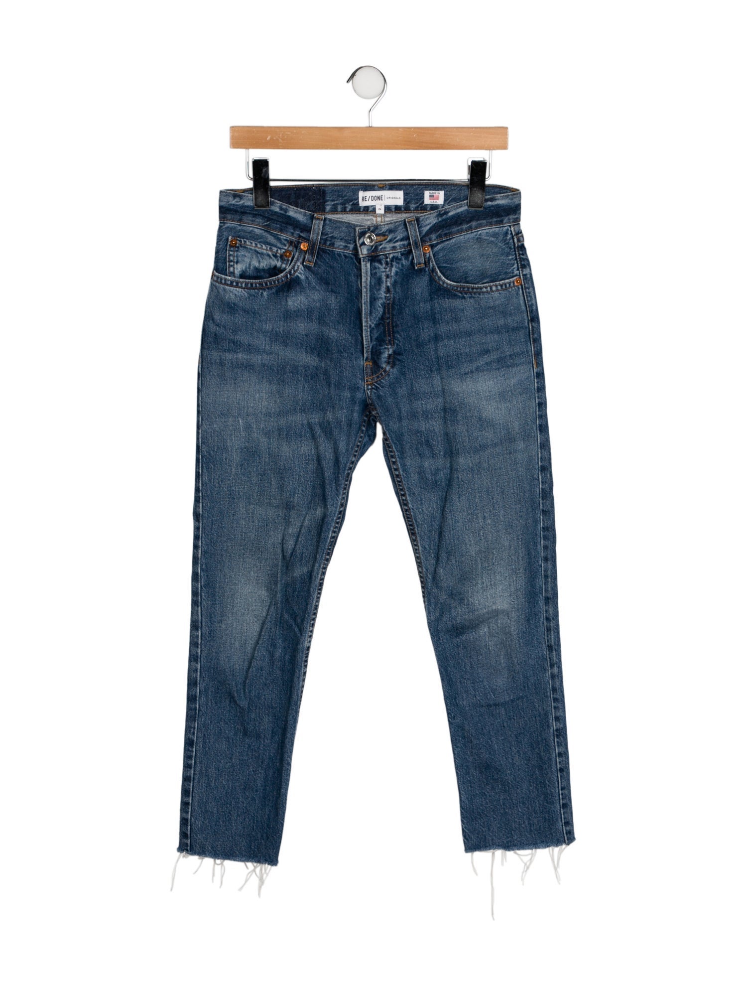 RE/DONE Mid-Rise Skinny Leg Jeans