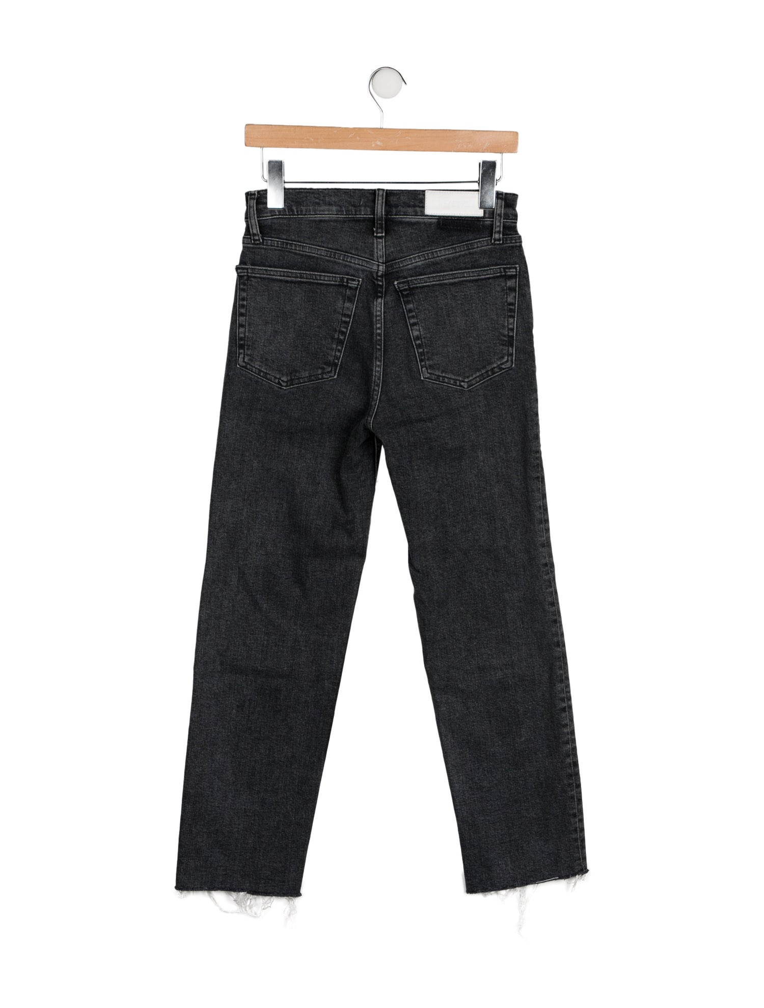 RE/DONE High-Rise Straight Leg Jeans