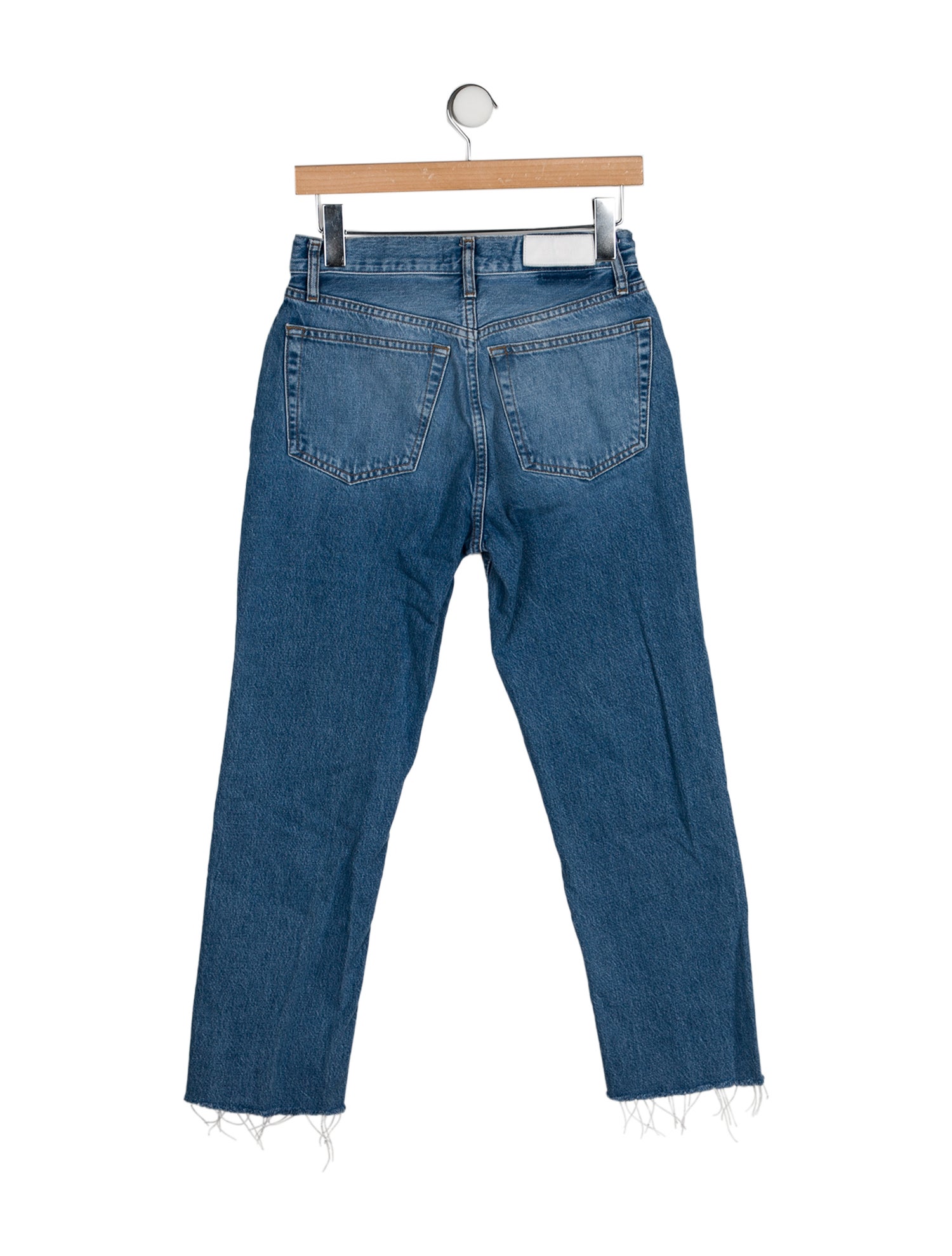 RE/DONE Mid-Rise Straight Leg Jeans