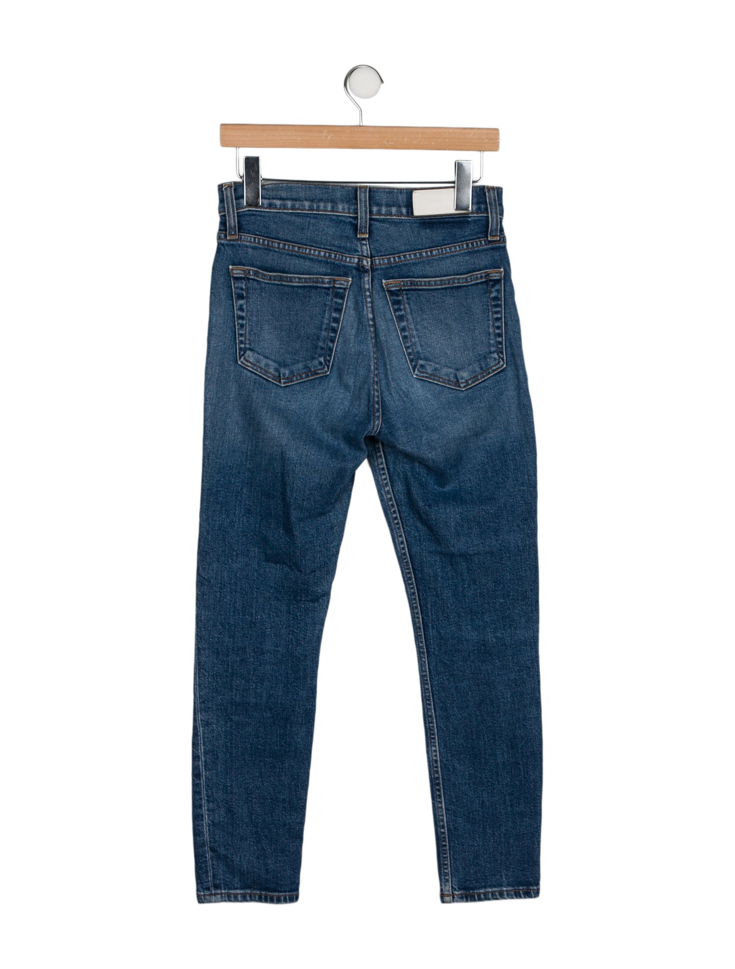 RE/DONE Mid-Rise Straight Leg Jeans