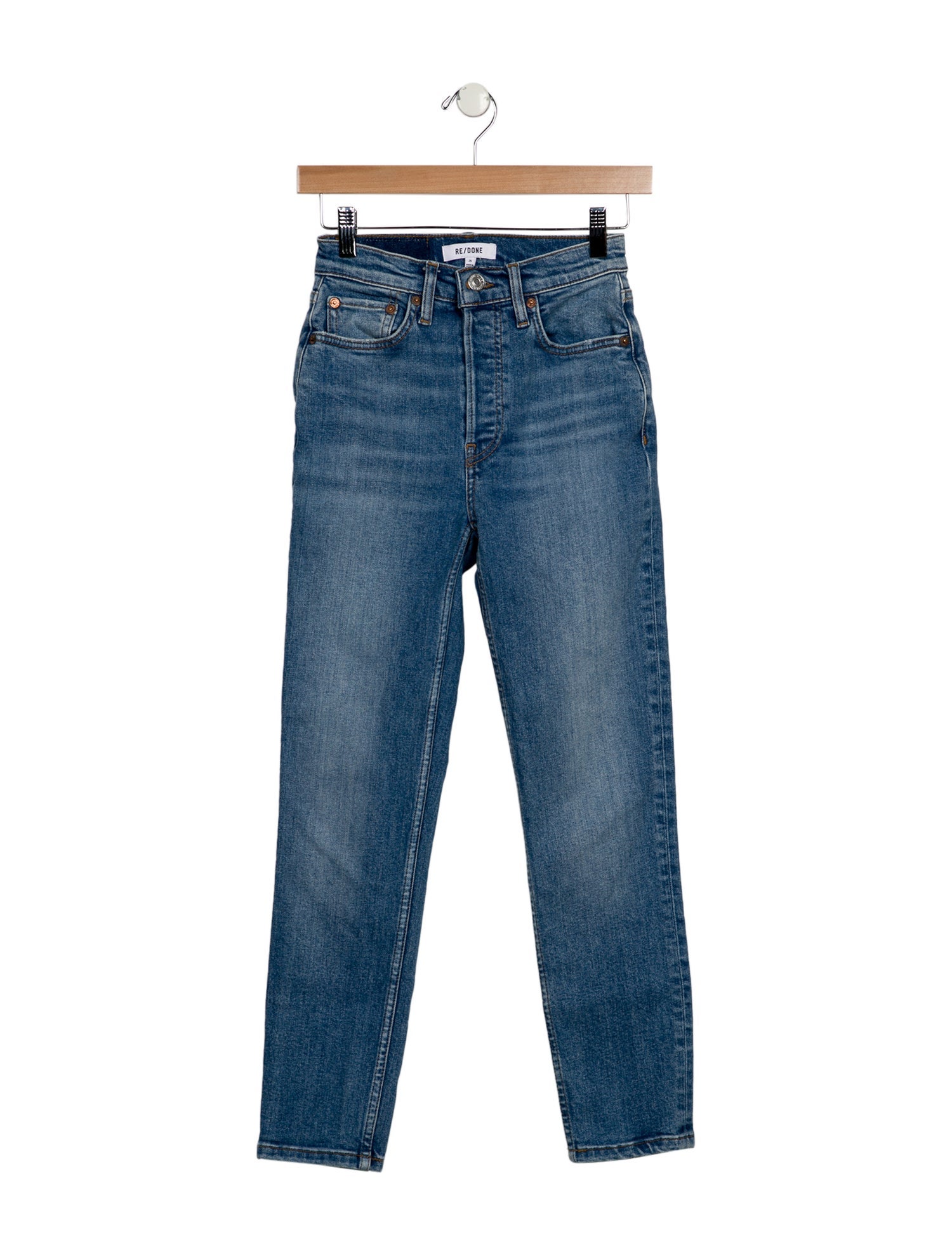 RE/DONE Mid-Rise Skinny Leg Jeans