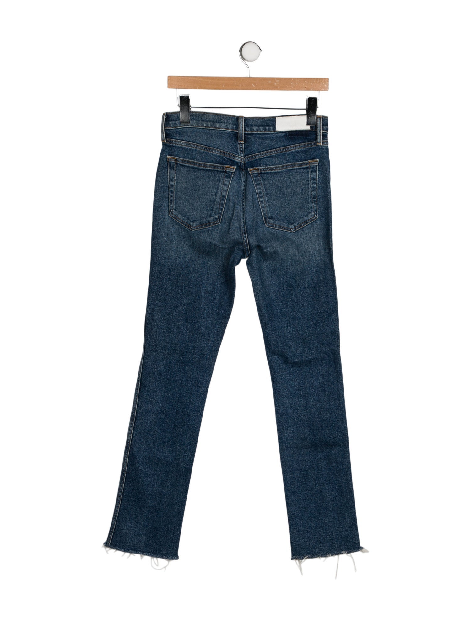 RE/DONE Mid-Rise Straight Leg Jeans