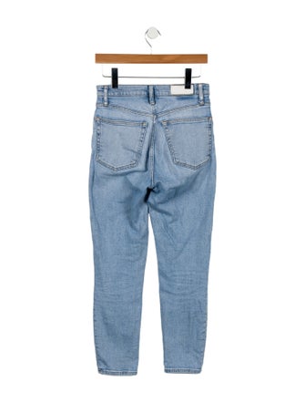 RE/DONE High-Rise Straight Leg Jeans