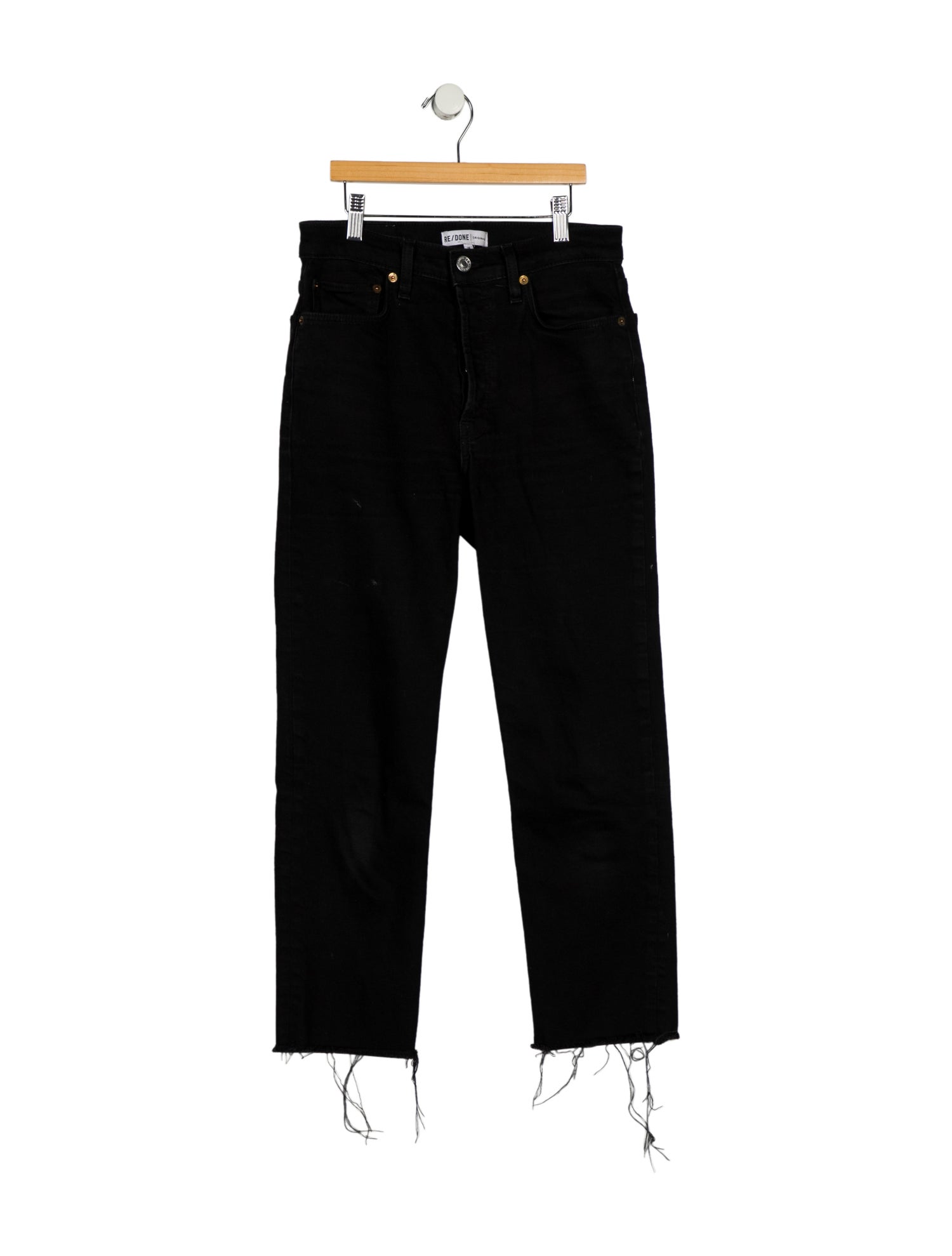 RE/DONE Mid-Rise Straight Leg Jeans