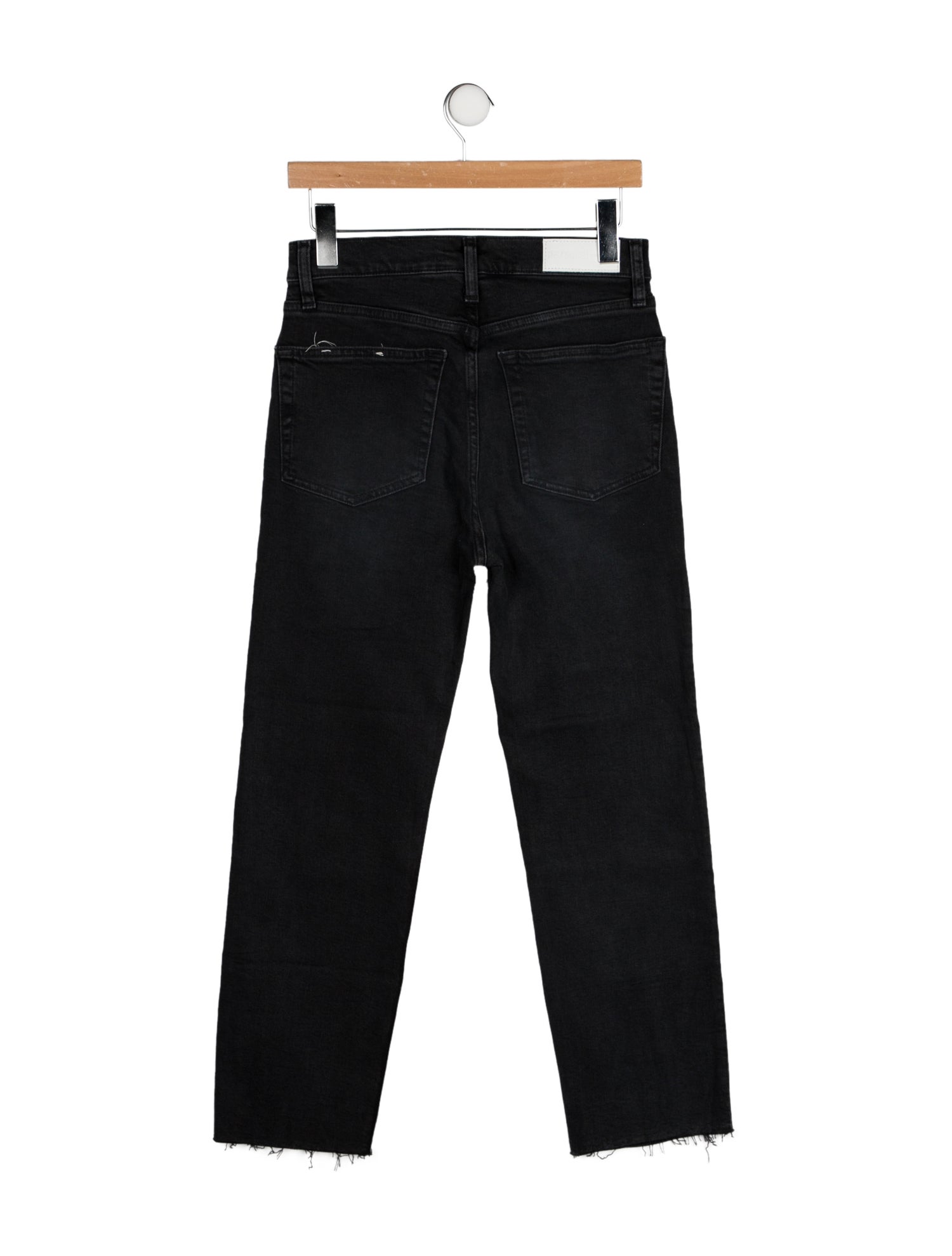 RE/DONE High-Rise Straight Leg Jeans