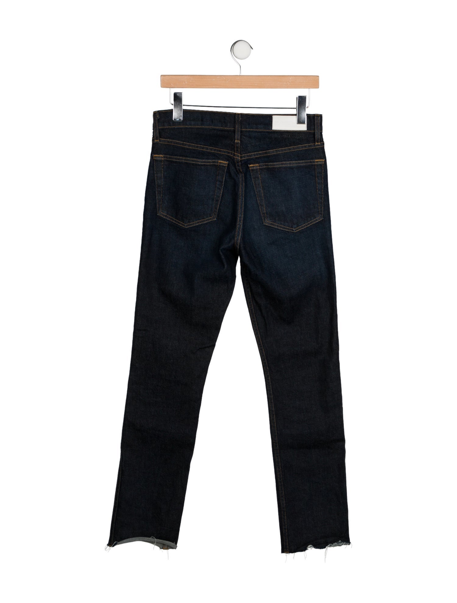 RE/DONE High-Rise Straight Leg Jeans