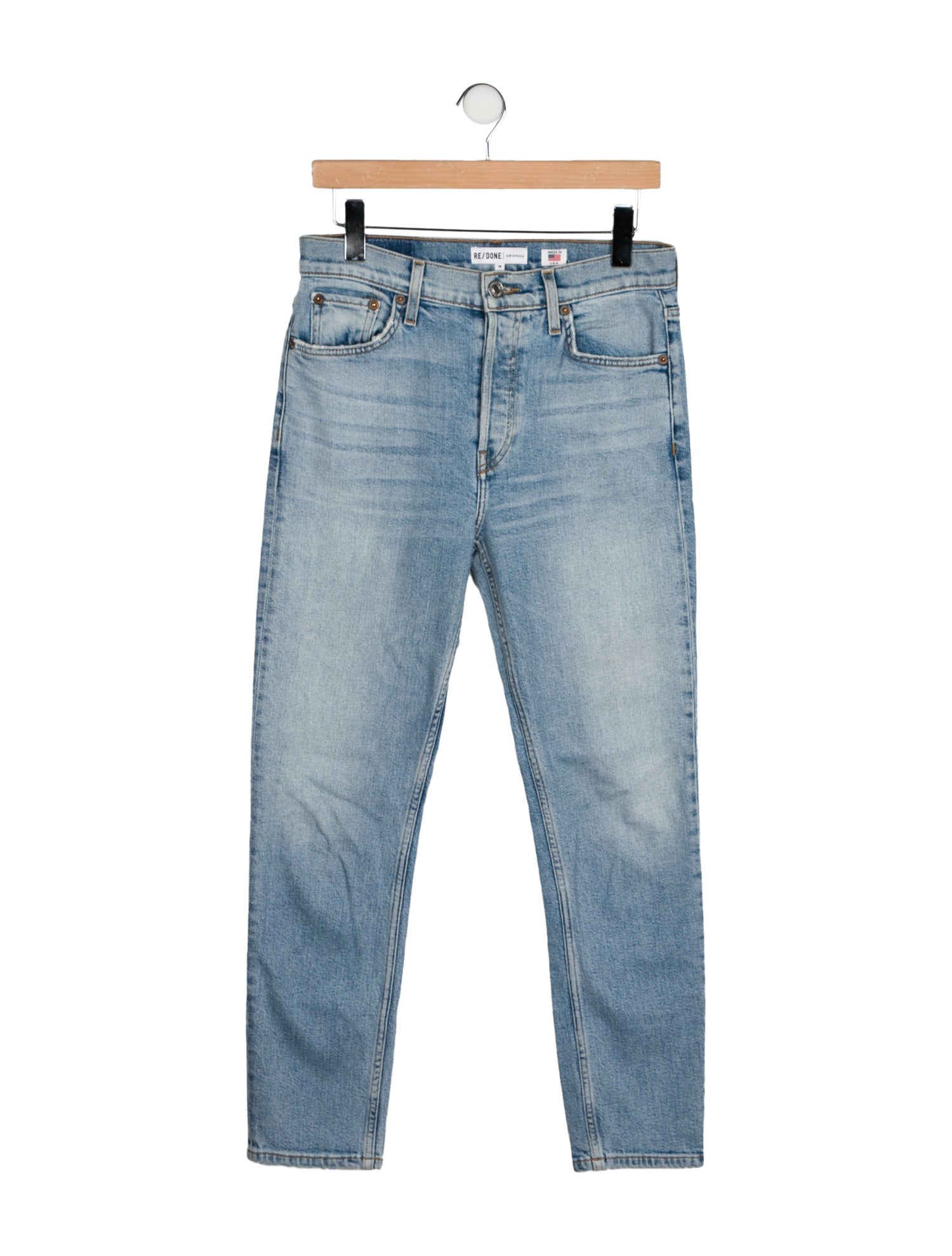 RE/DONE High-Rise Skinny Leg Jeans