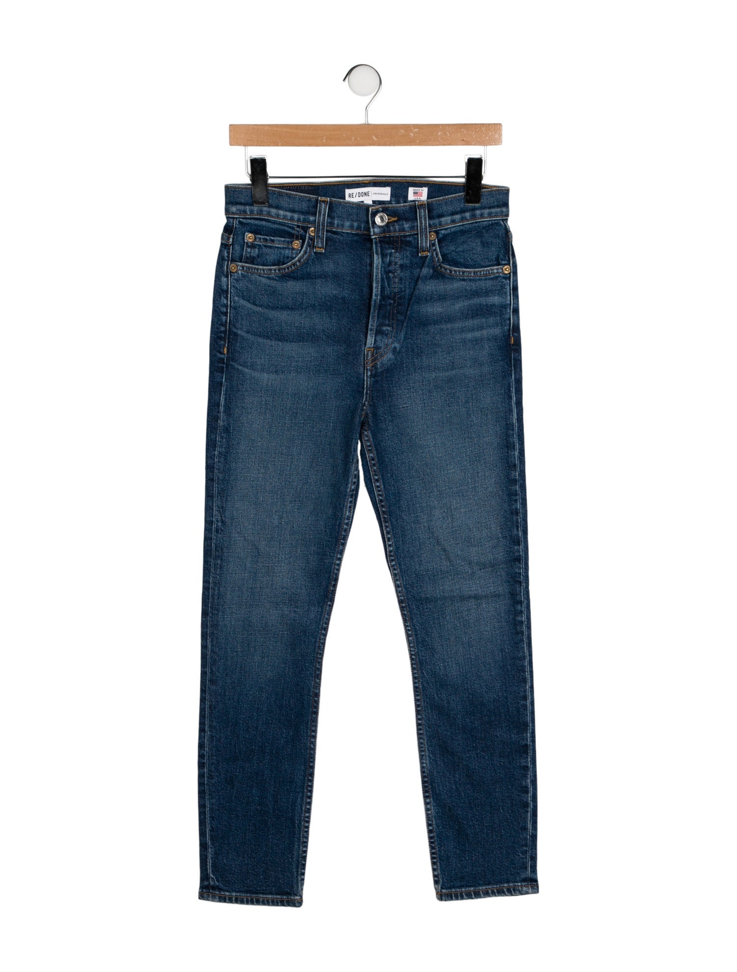 RE/DONE High-Rise Skinny Leg Jeans