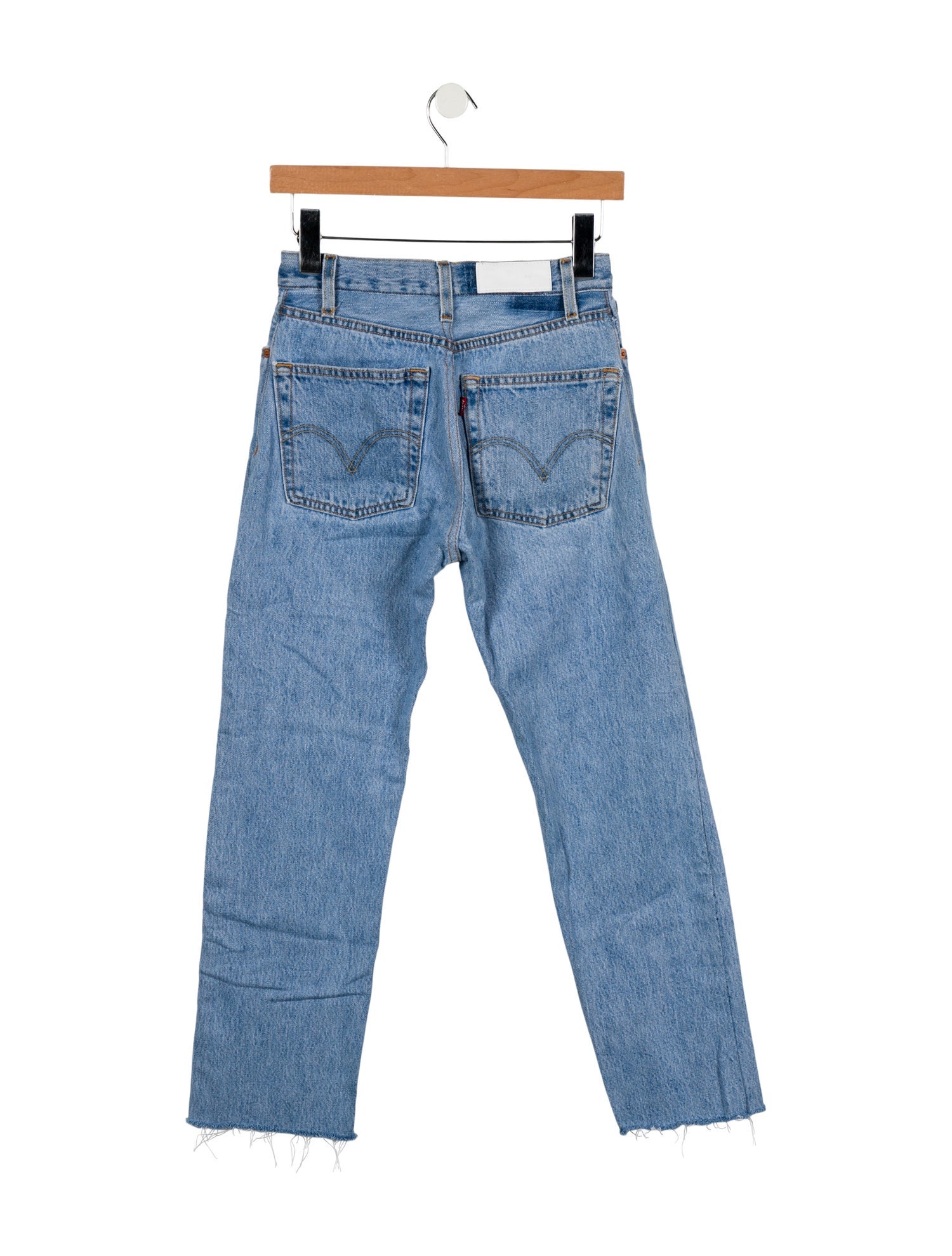 RE/DONE Mid-Rise Straight Leg Jeans