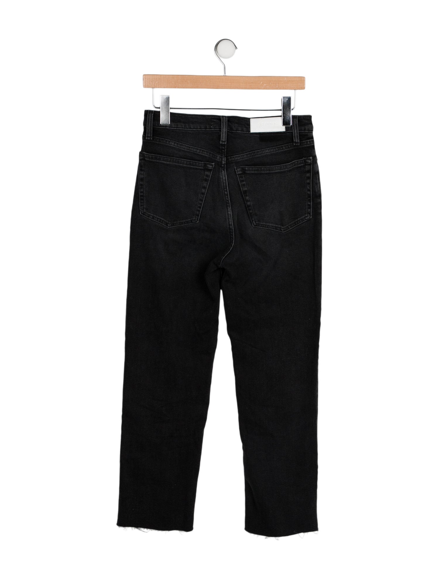 RE/DONE High-Rise Straight Leg Jeans