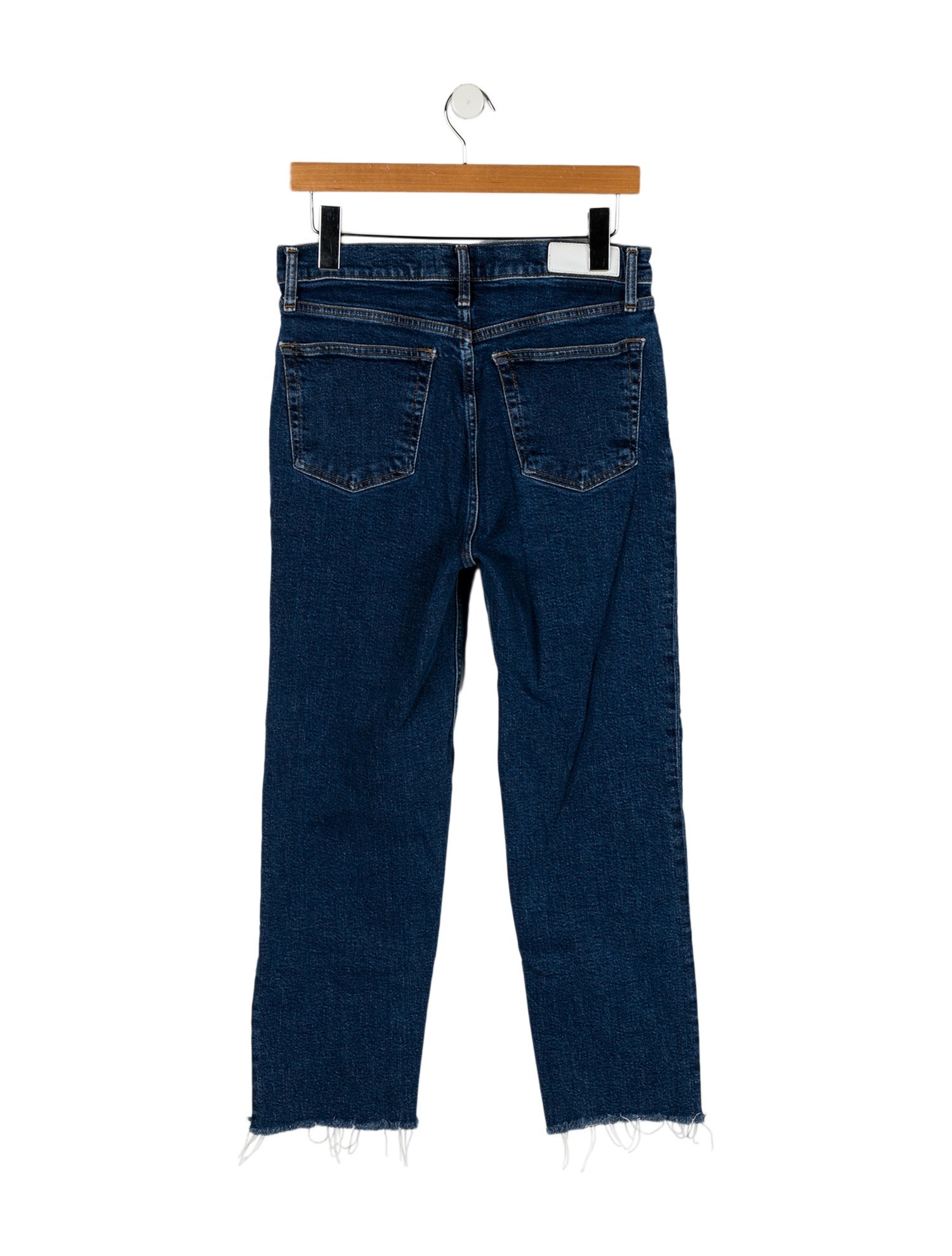 RE/DONE High-Rise Straight Leg Jeans