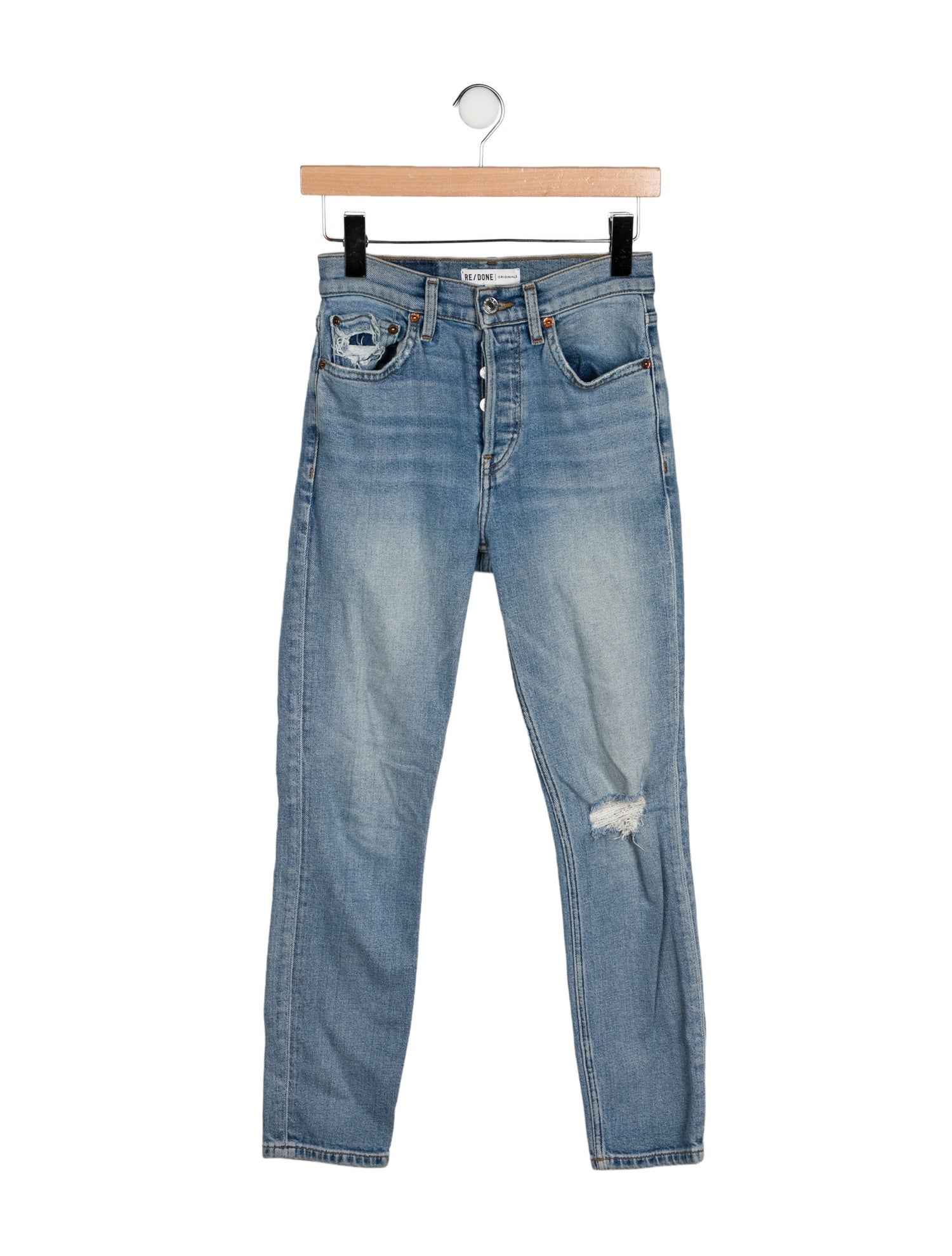 RE/DONE Mid-Rise Skinny Leg Jeans