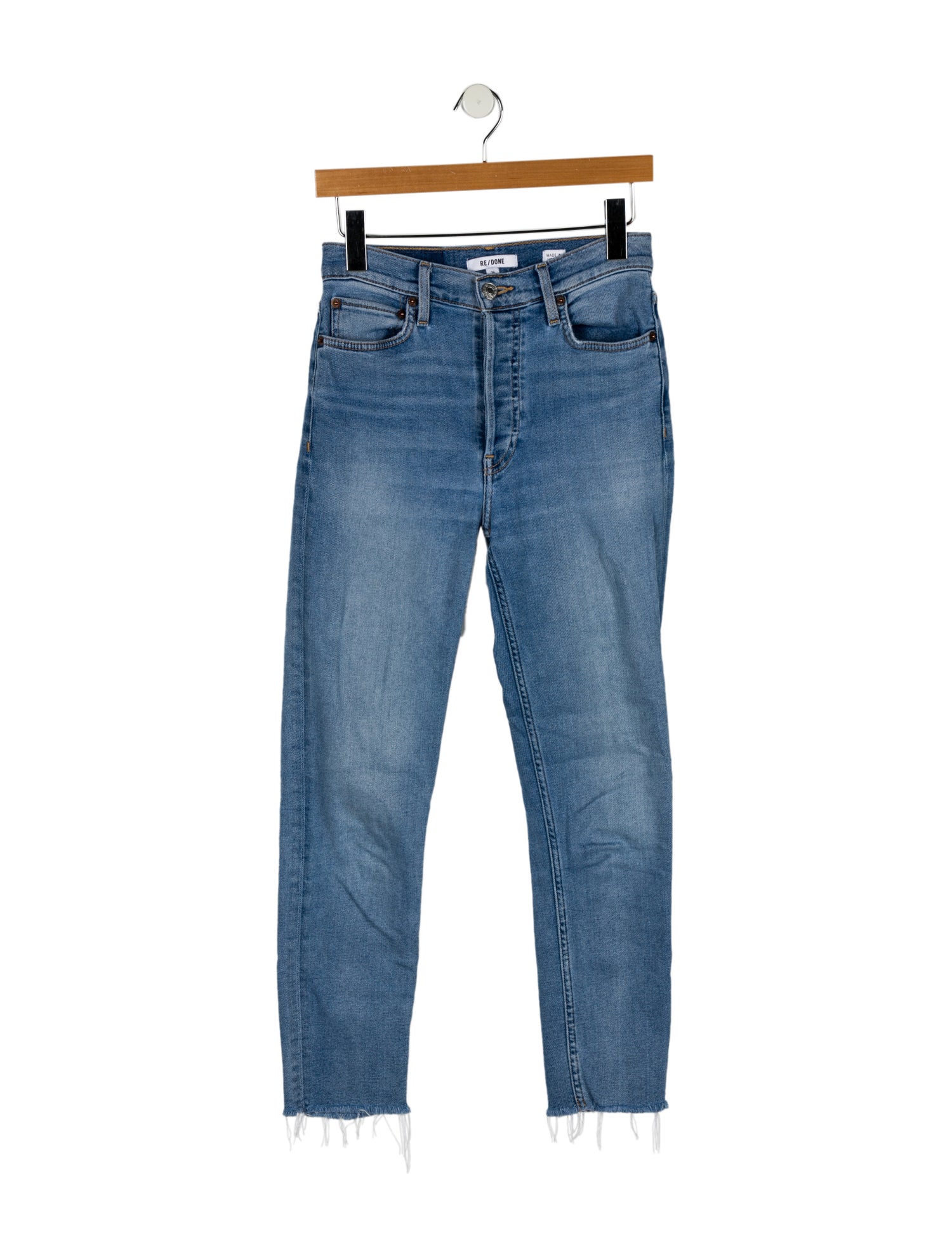 RE/DONE Mid-Rise Skinny Leg Jeans