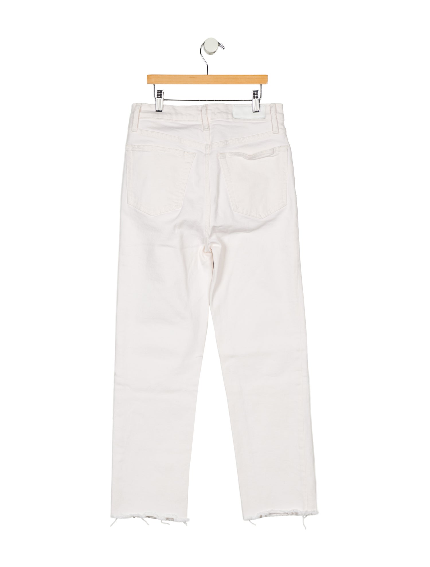 RE/DONE High-Rise Straight Leg Jeans