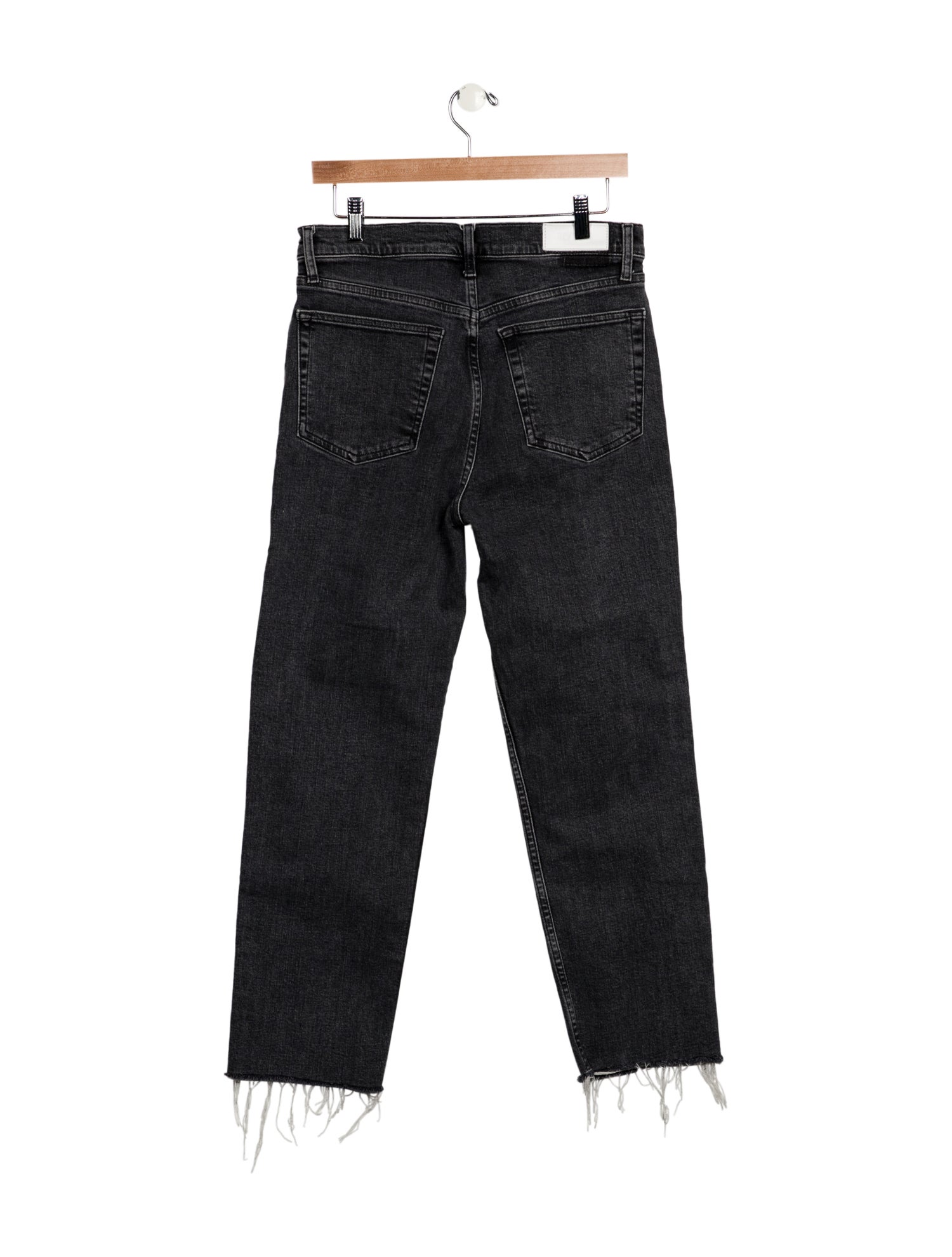 RE/DONE High-Rise Straight Leg Jeans