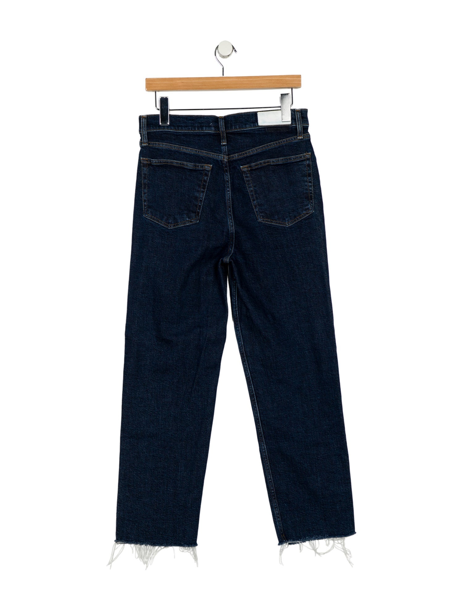 RE/DONE High-Rise Straight Leg Jeans