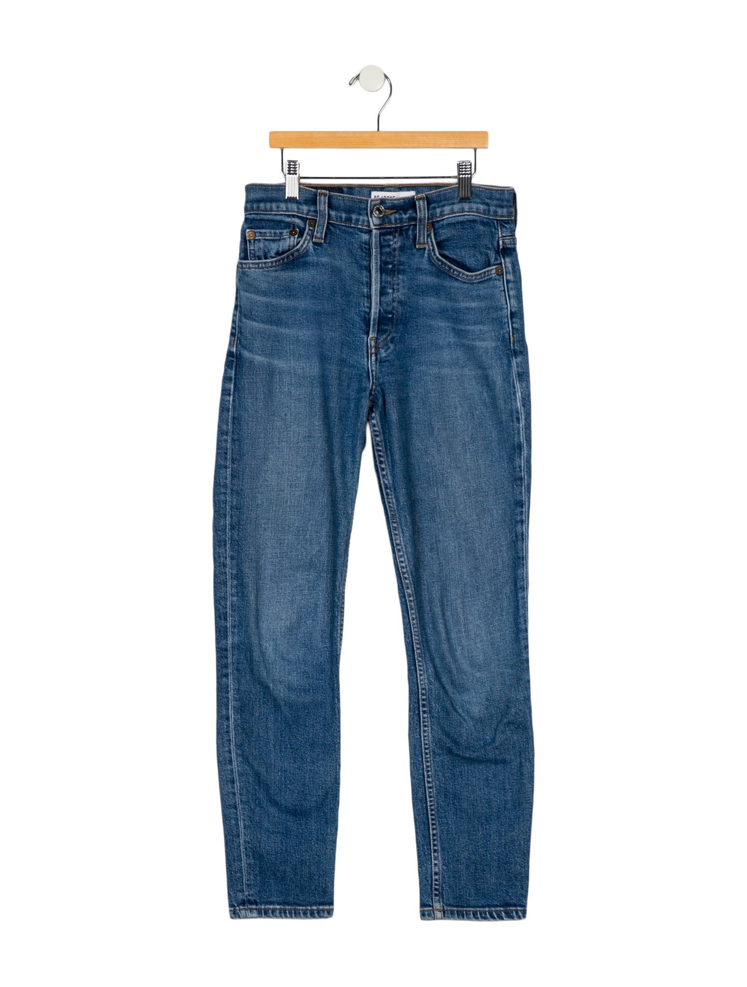 RE/DONE Mid-Rise Skinny Leg Jeans
