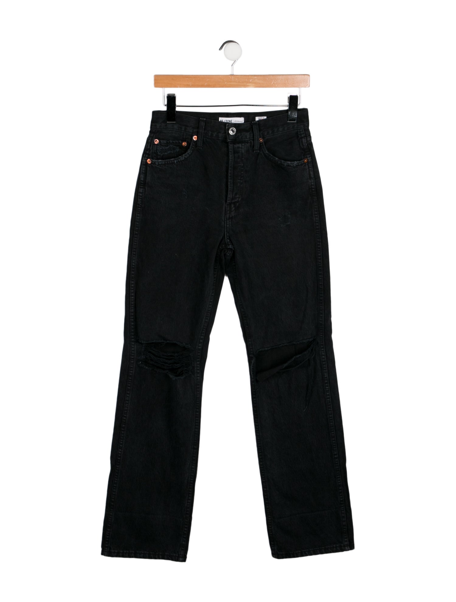 RE/DONE High-Rise Wide Leg Jeans