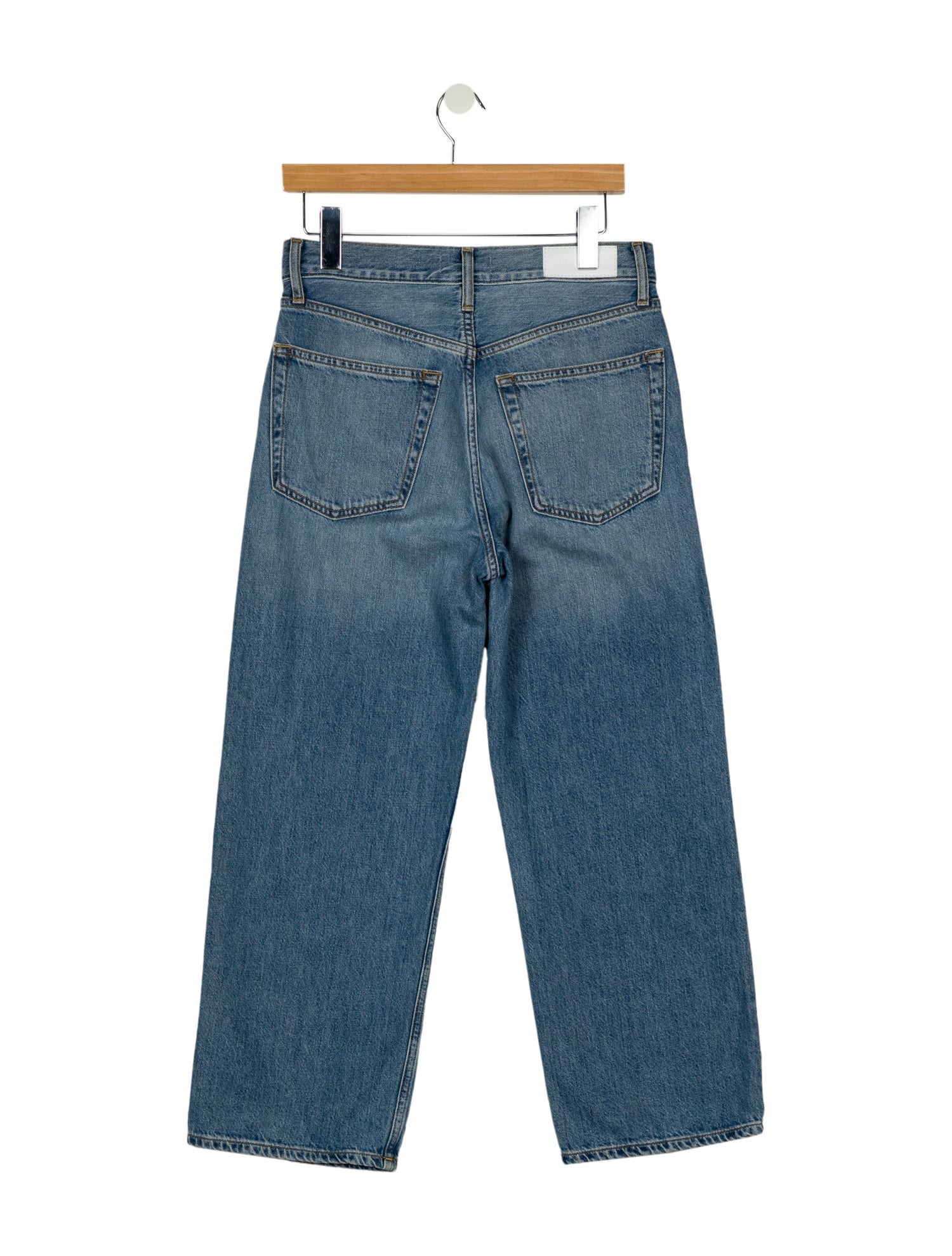 RE/DONE Mid-Rise Wide Leg Jeans