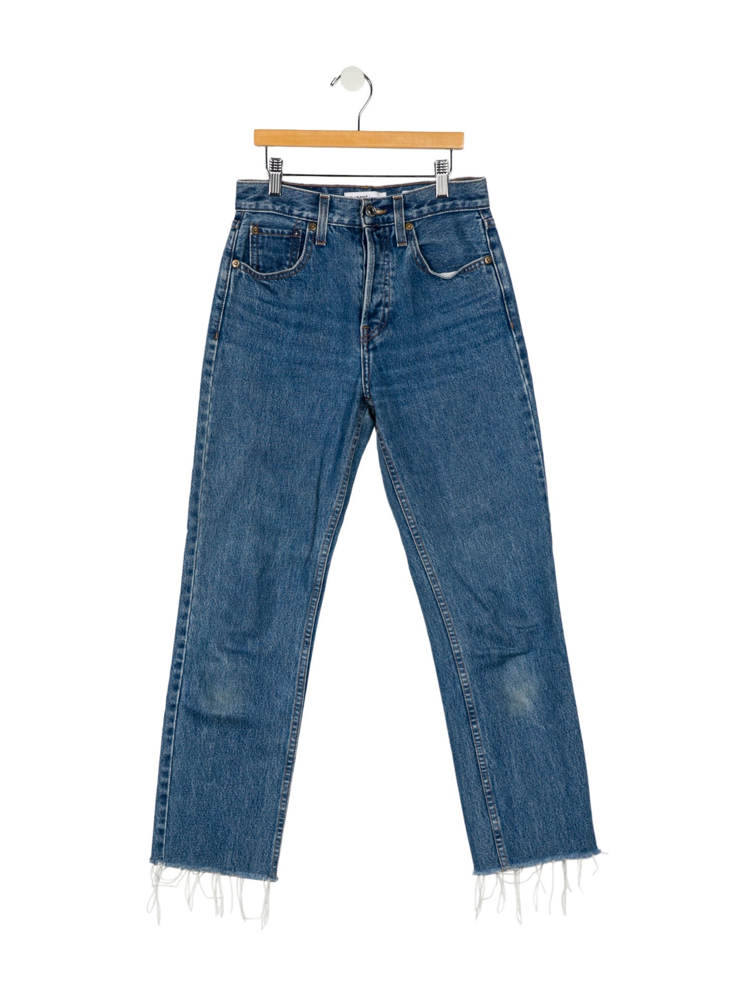 RE/DONE Mid-Rise Straight Leg Jeans