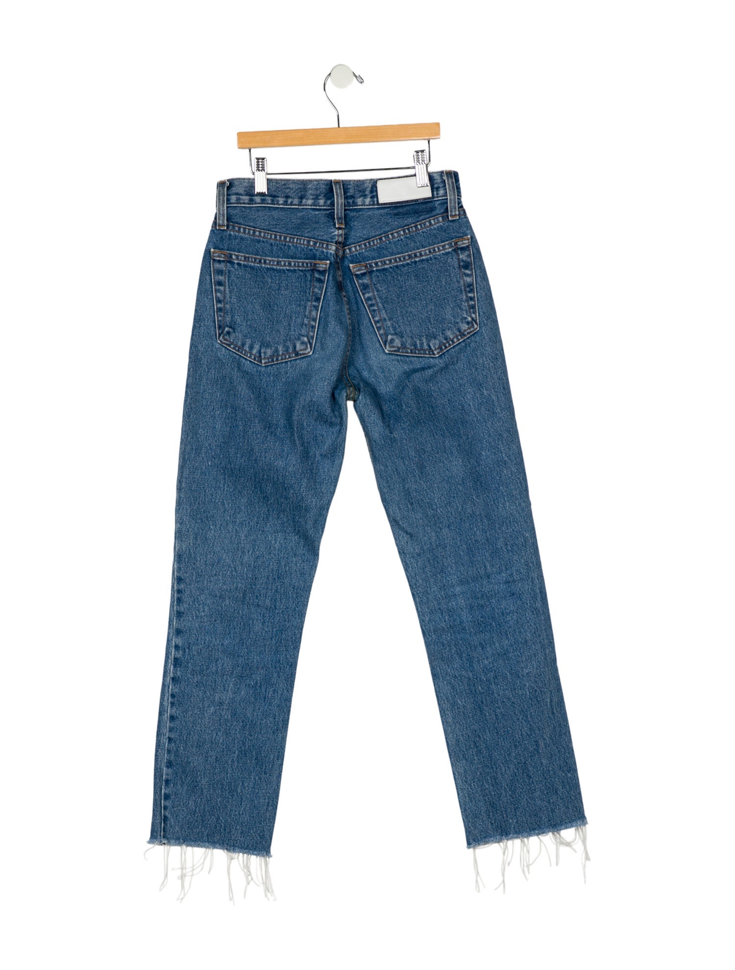 RE/DONE Mid-Rise Straight Leg Jeans