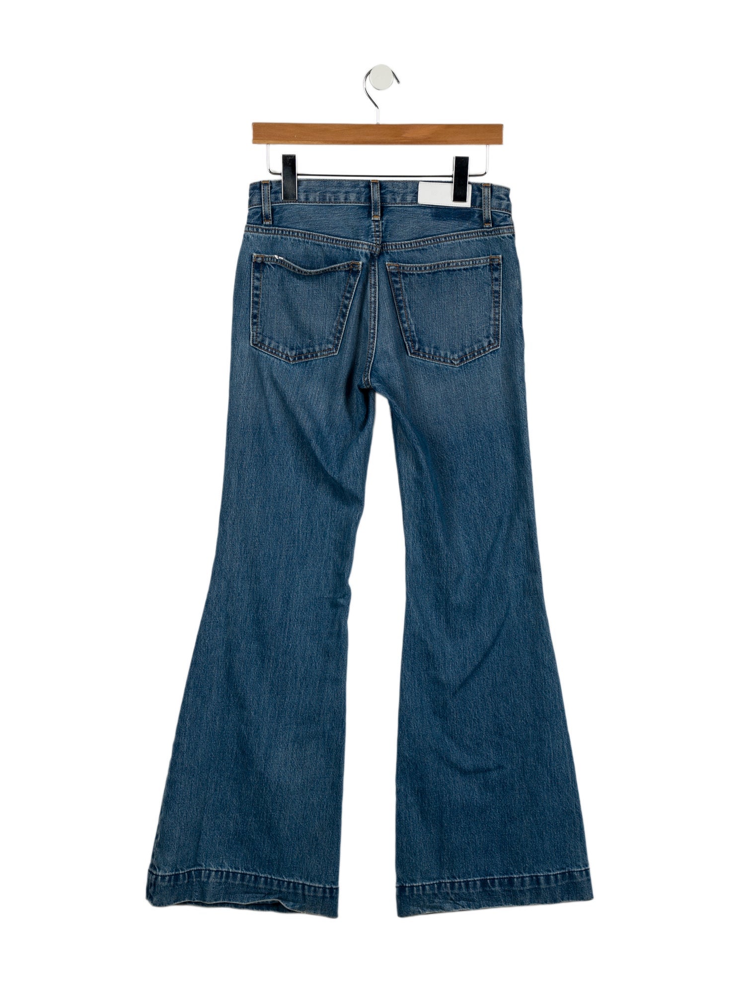 RE/DONE Mid-Rise Wide Leg Jeans