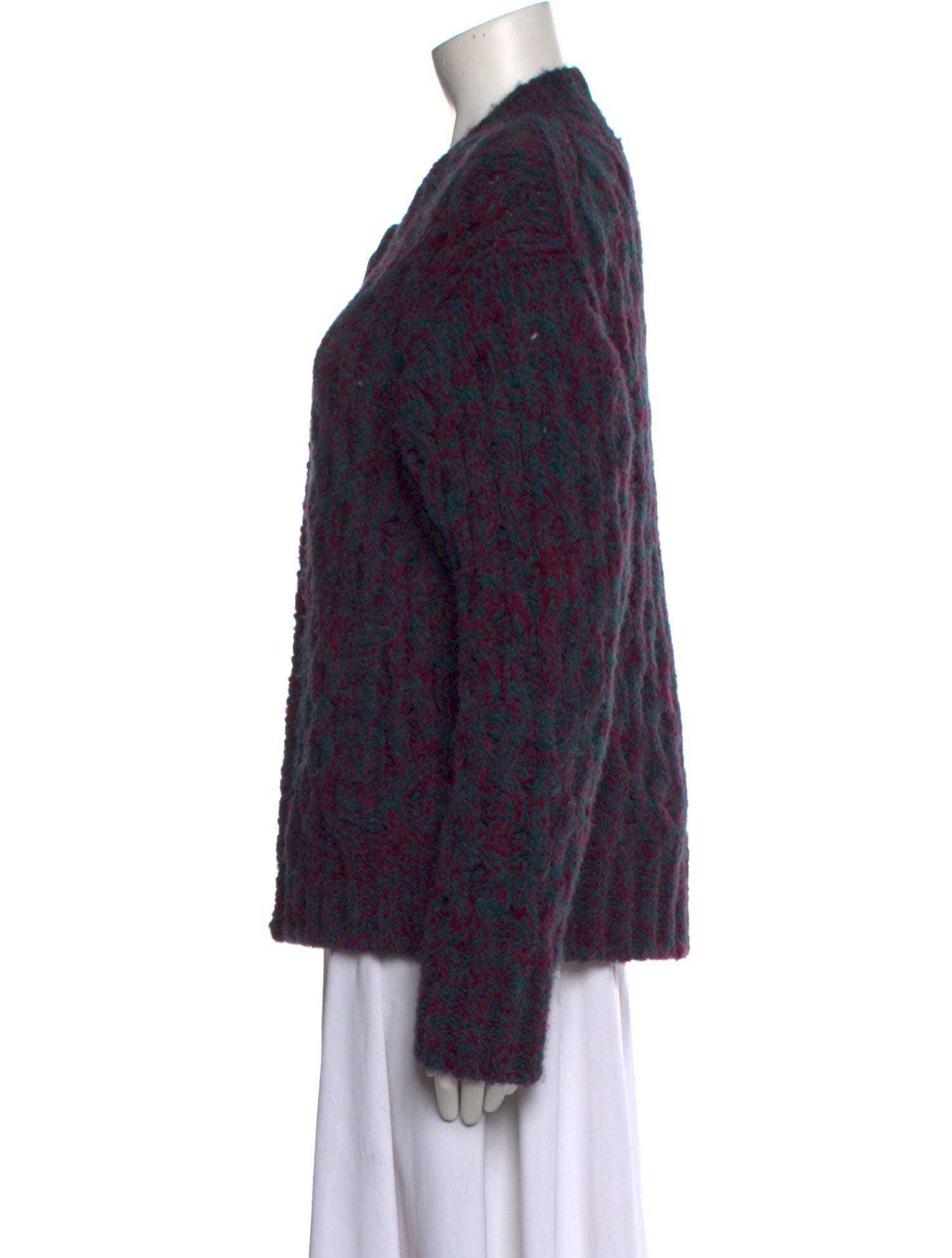 RE/DONE Alpaca Tweed Pattern Sweater