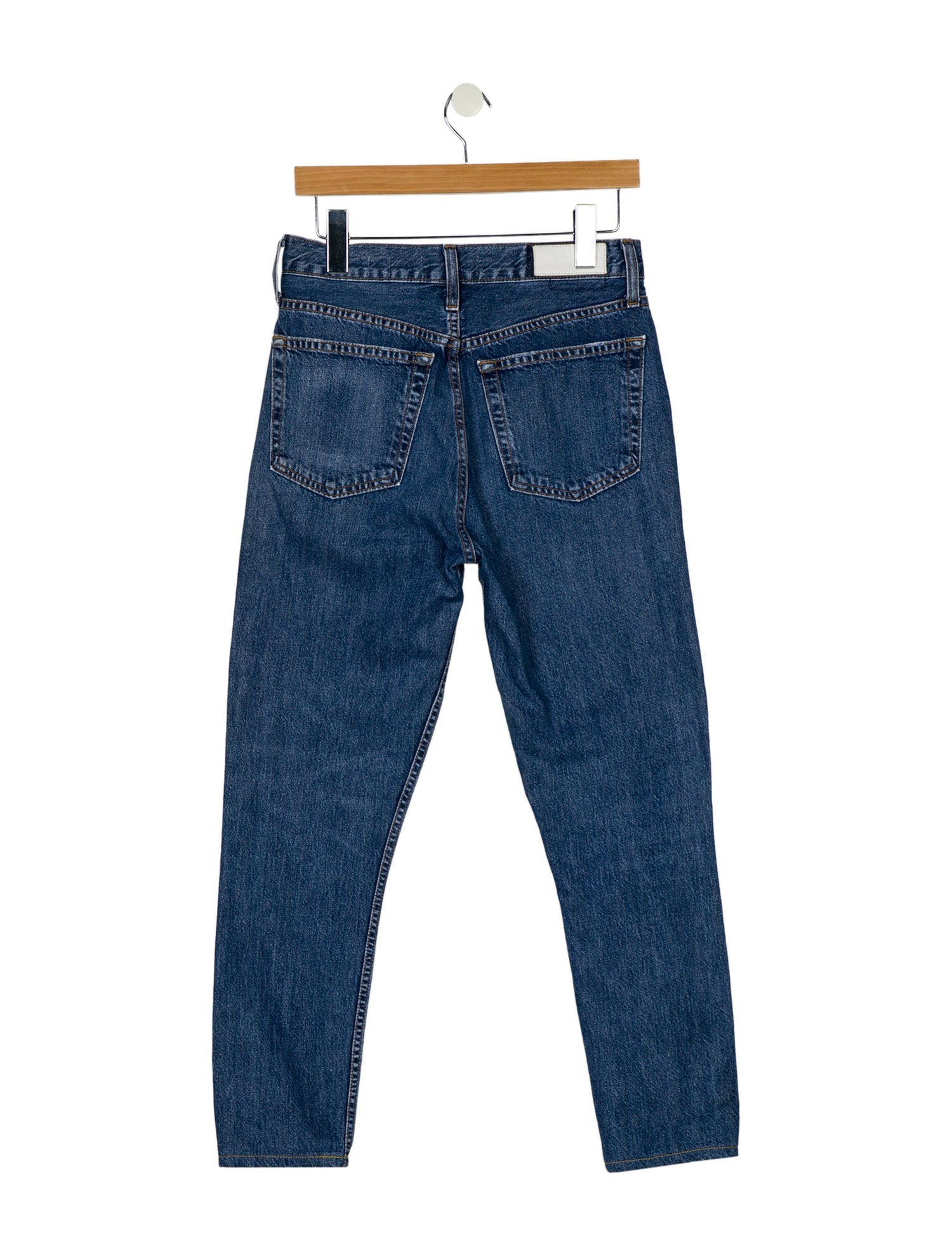 RE/DONE Mid-Rise Straight Leg Jeans