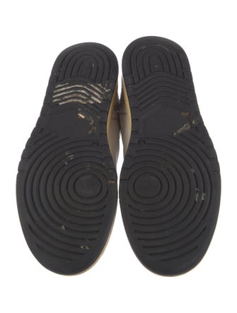 RE/DONE Leather Printed Sneakers