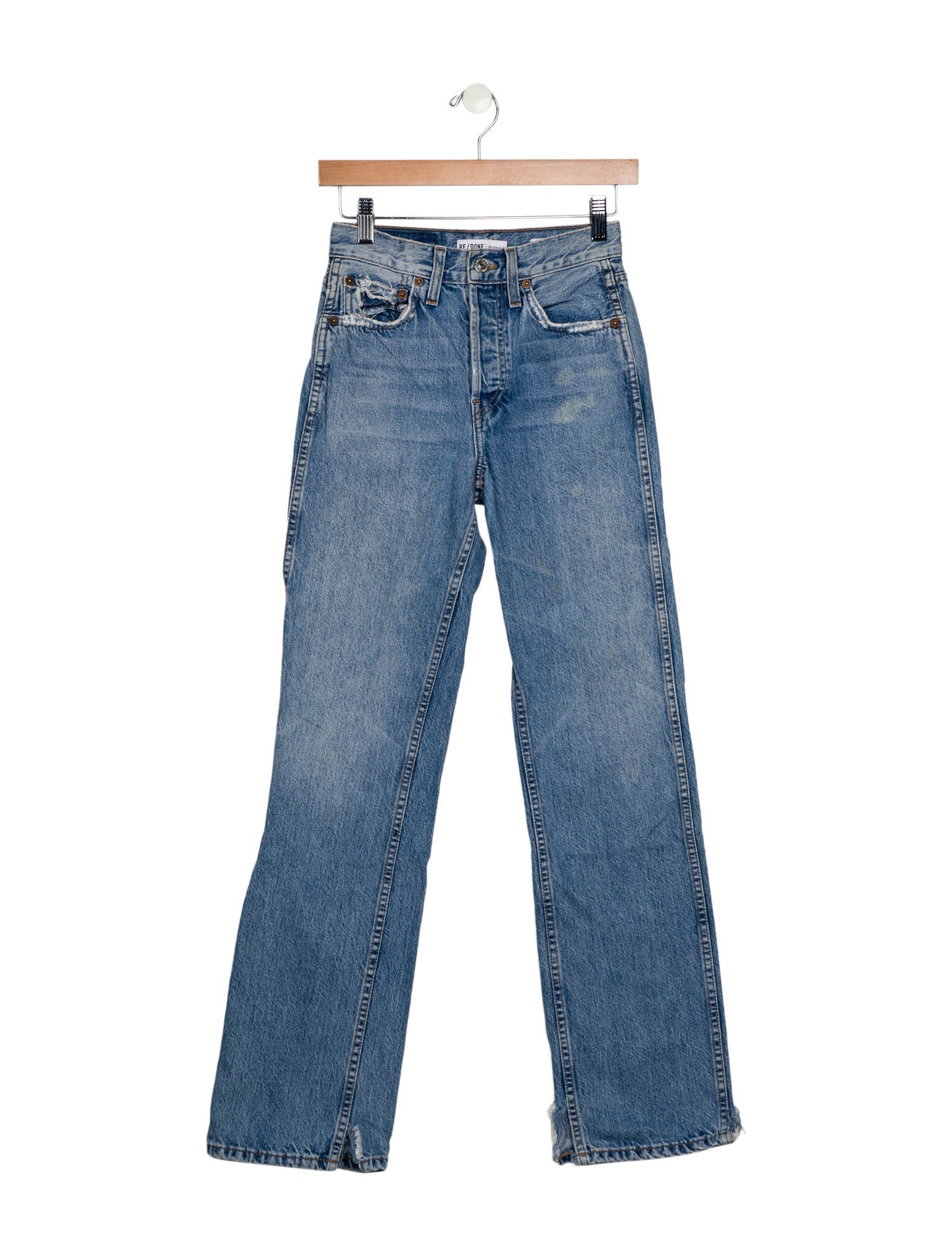 RE/DONE High-Rise Wide Leg Jeans