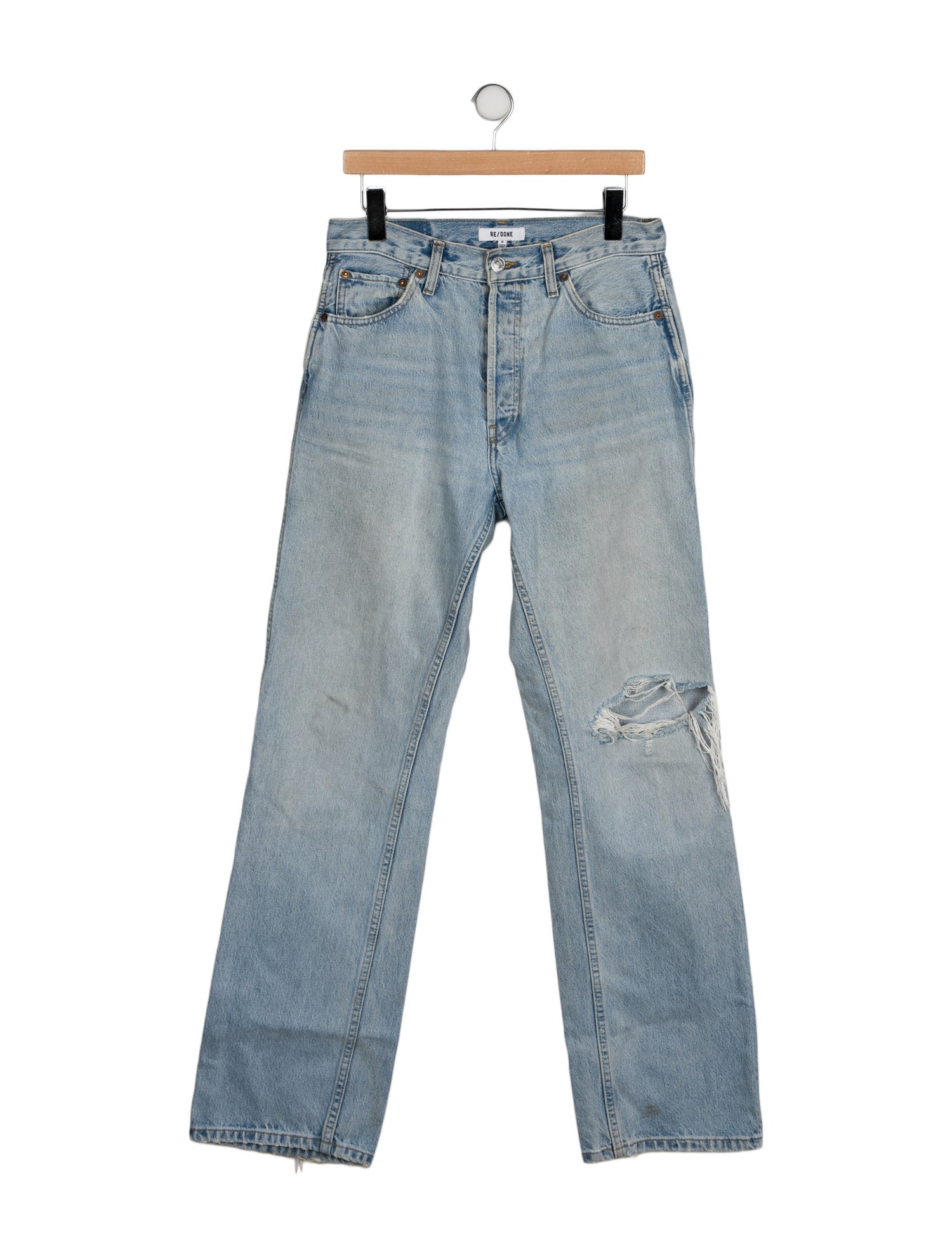 RE/DONE High-Rise Wide Leg Jeans
