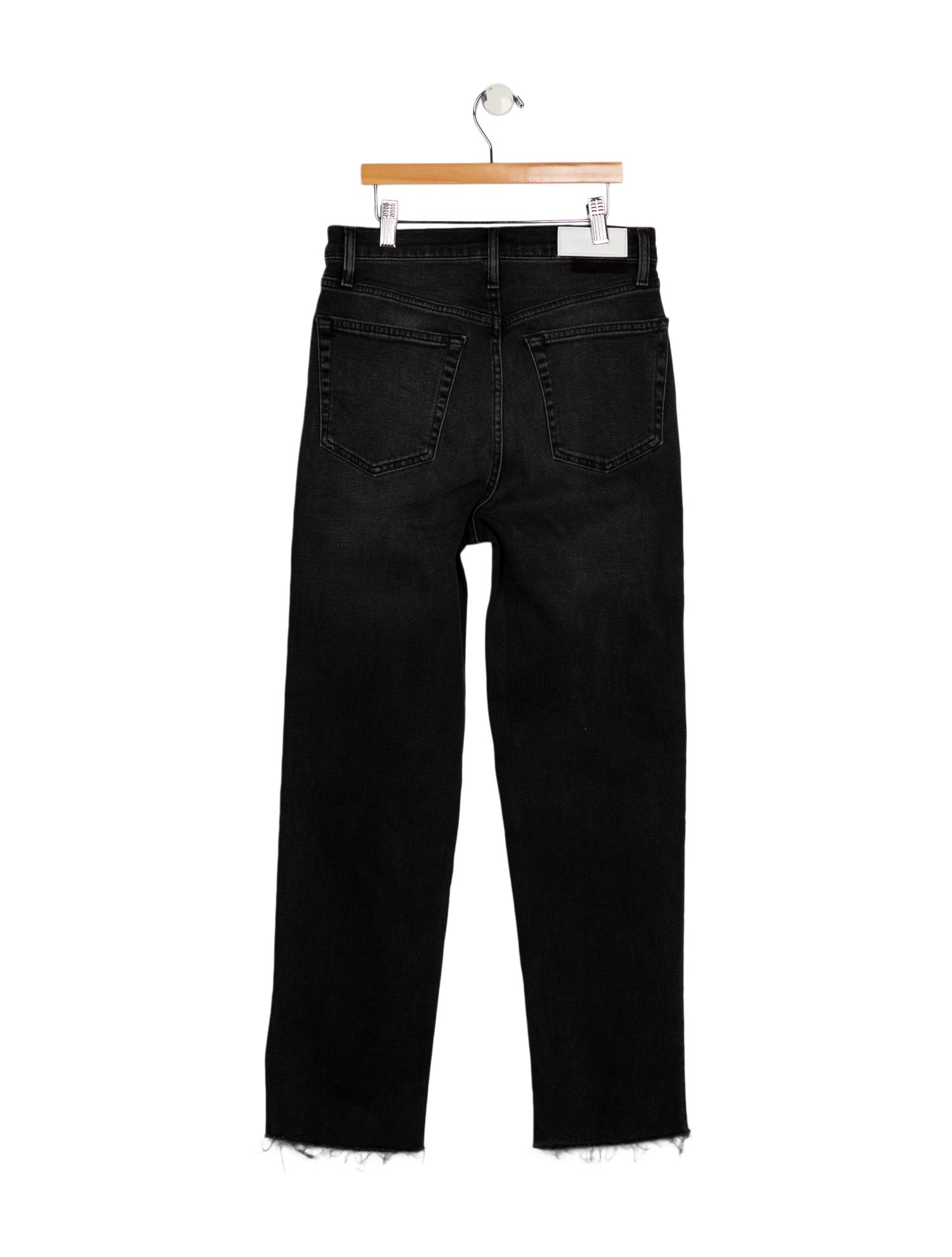 RE/DONE High-Rise Straight Leg Jeans